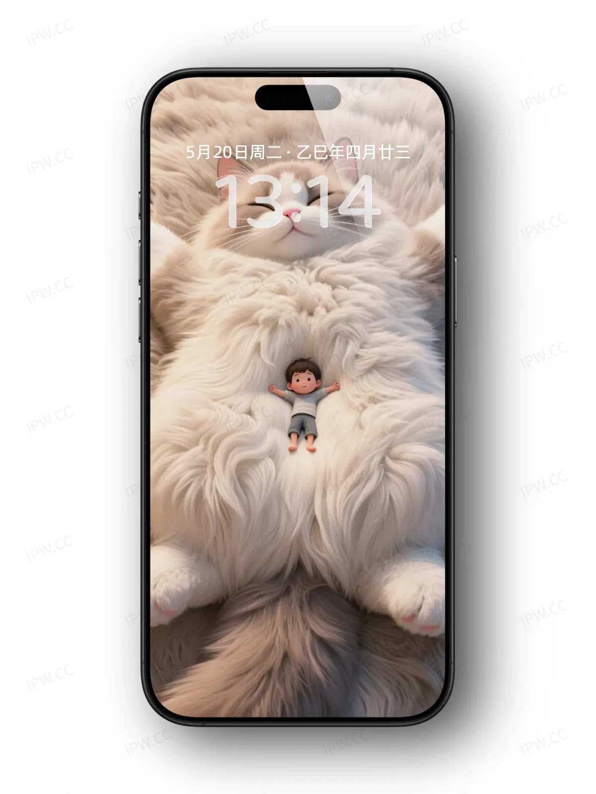 男孩躺在猫身上手机高清静态壁纸#20250728165531 5a28f41b359062c
