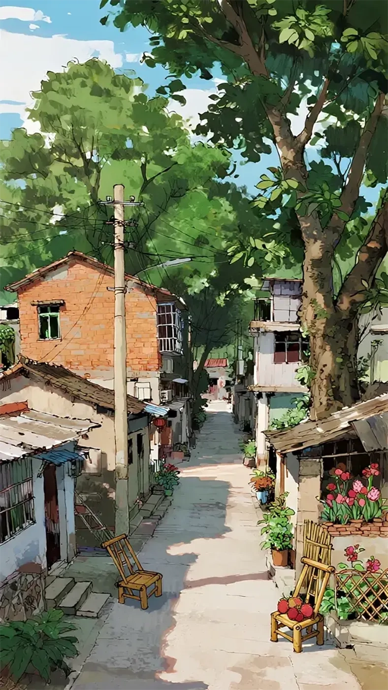 记忆中的小路手机高清静态壁纸#20250730141239