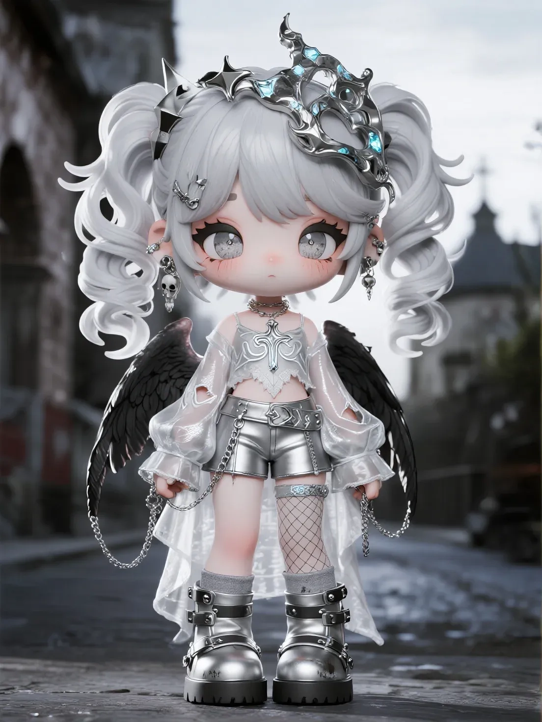 哥特小天使手机高清静态壁纸#20250728162754