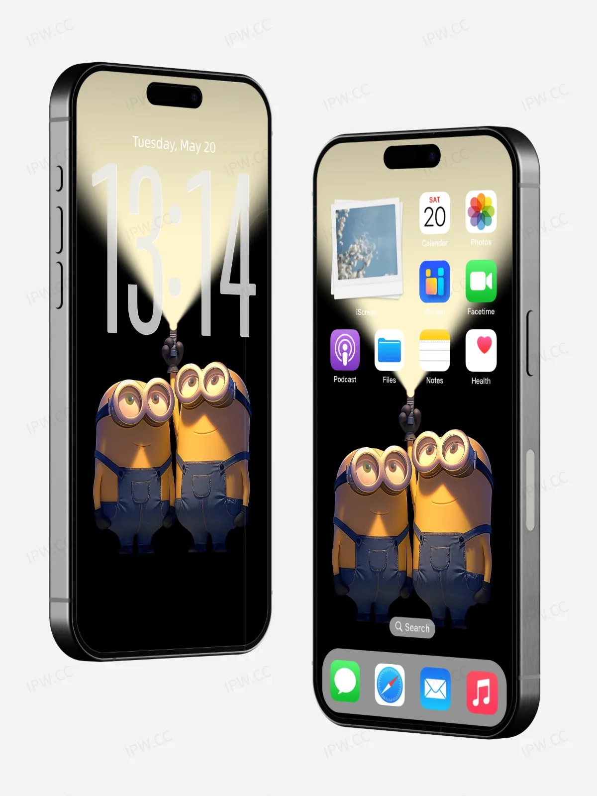 小黄人开灯壁纸高清苹果手机实况壁纸#20250724011343 6160c01c3ed2486