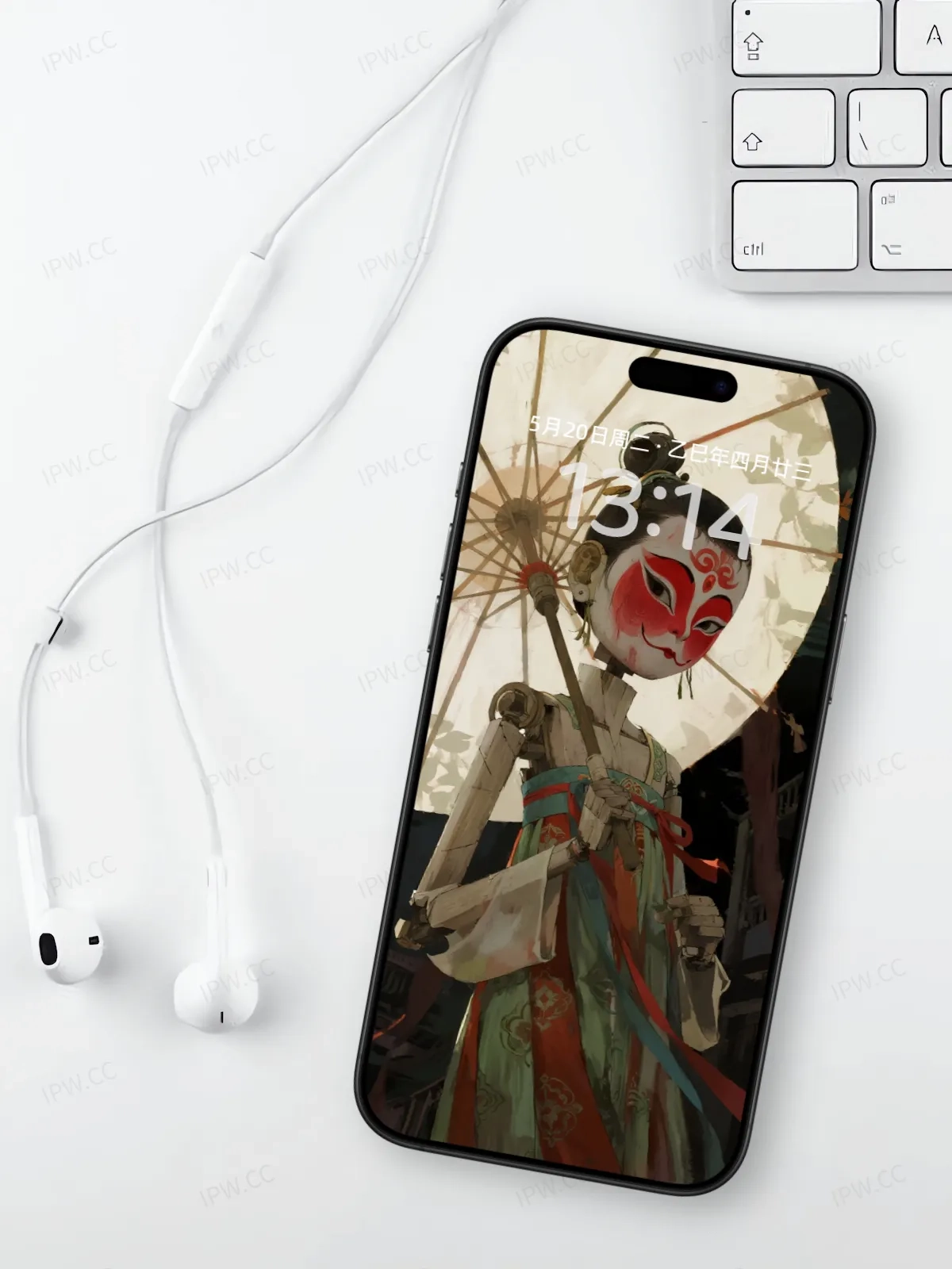 京剧脸谱玩偶手机高清静态壁纸#20250728164902 61c83305c72f392