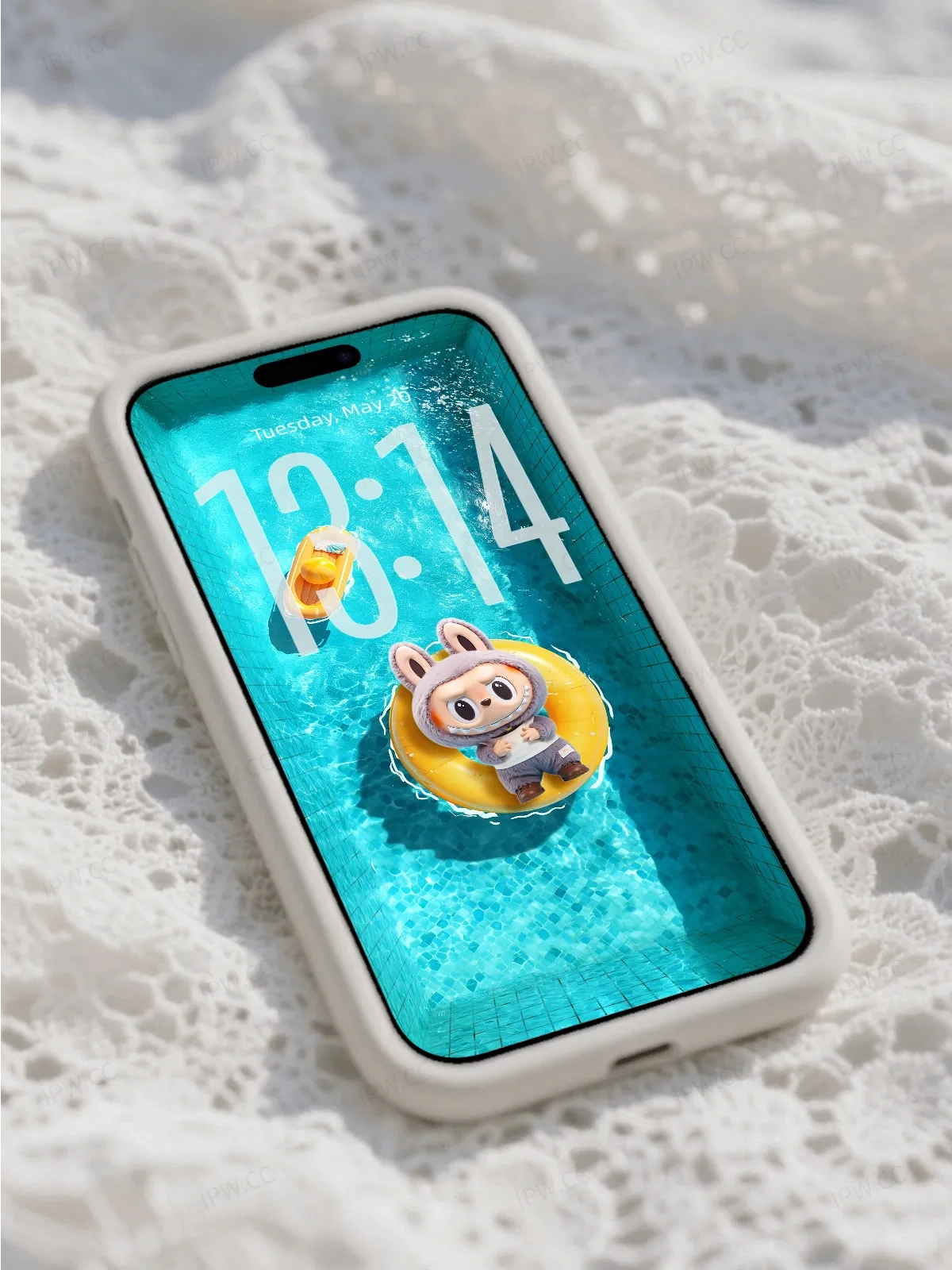 拉布布游泳池手机高清动态静态壁纸#20250725134305 63bf7d93bd91255