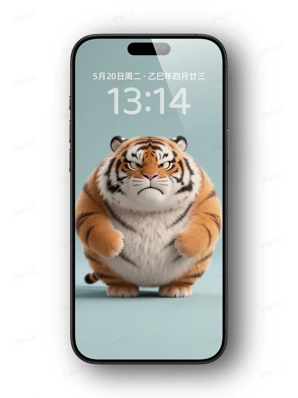 胖老虎手机高清静态壁纸#20250728165216 63d326f2369d477