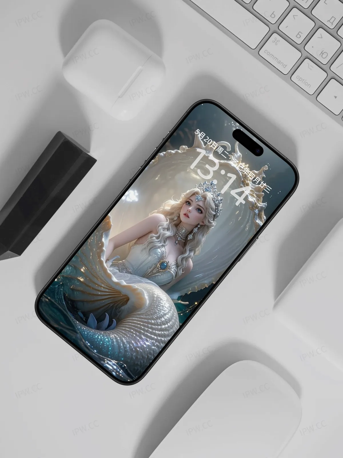 美人鱼手机高清静态壁纸#20250728170334 652b94b81bb9f04