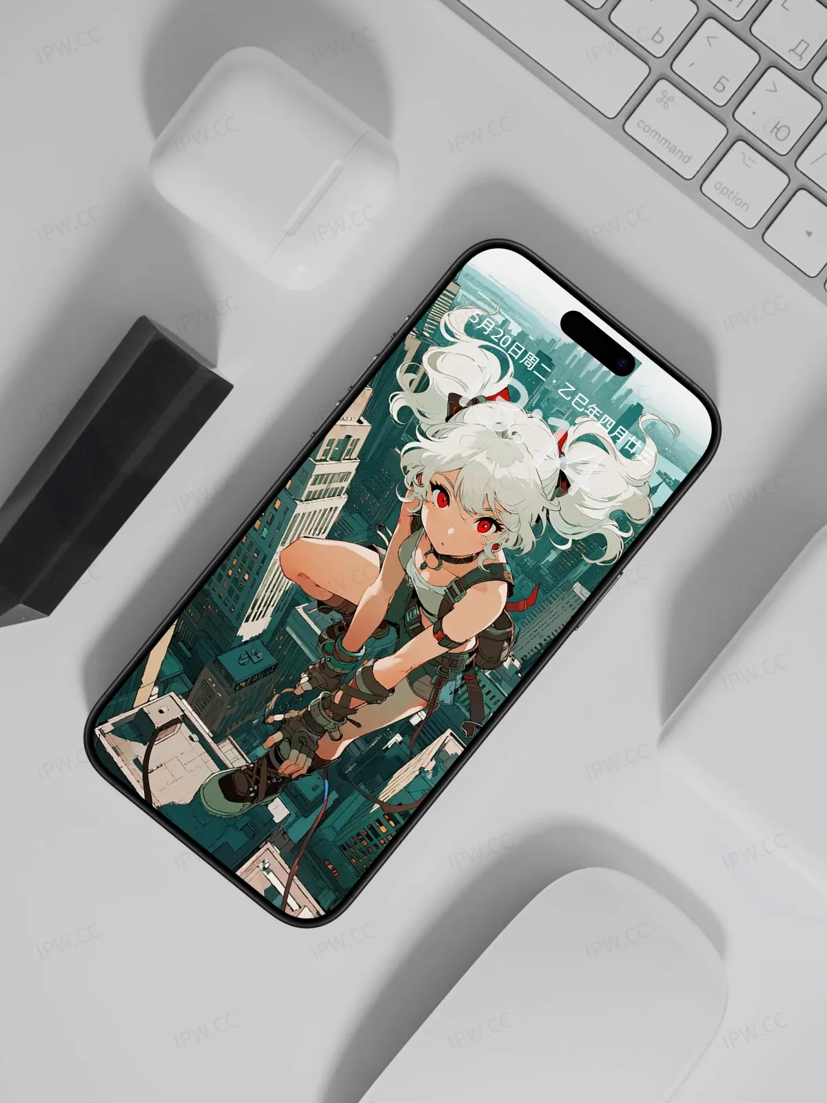 楼顶上的女孩手机高清静态壁纸#20250730140941 65f38736005a938