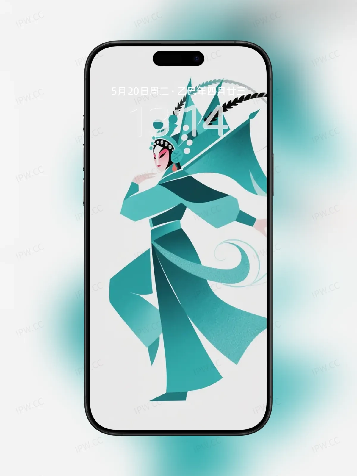 京剧人物抽象画手机高清静态壁纸#20250730141658 67b1c46f43fd7dc