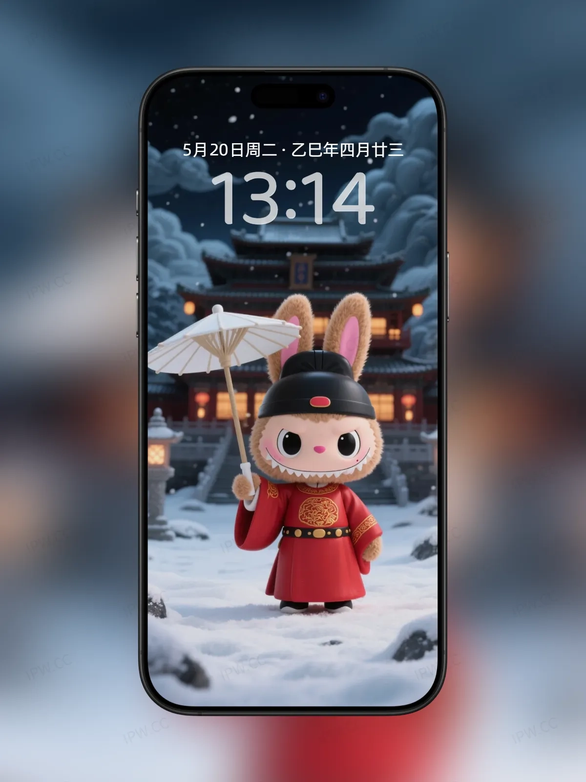 拉布布古代朝服手机高清静态壁纸#20250728172354