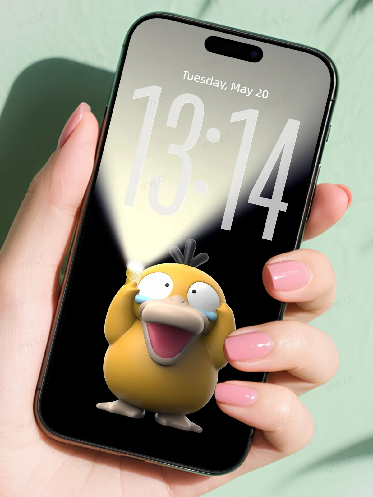 可达鸭开灯壁纸高清苹果手机实况壁纸#20250723220912 6a8885a21dd334d