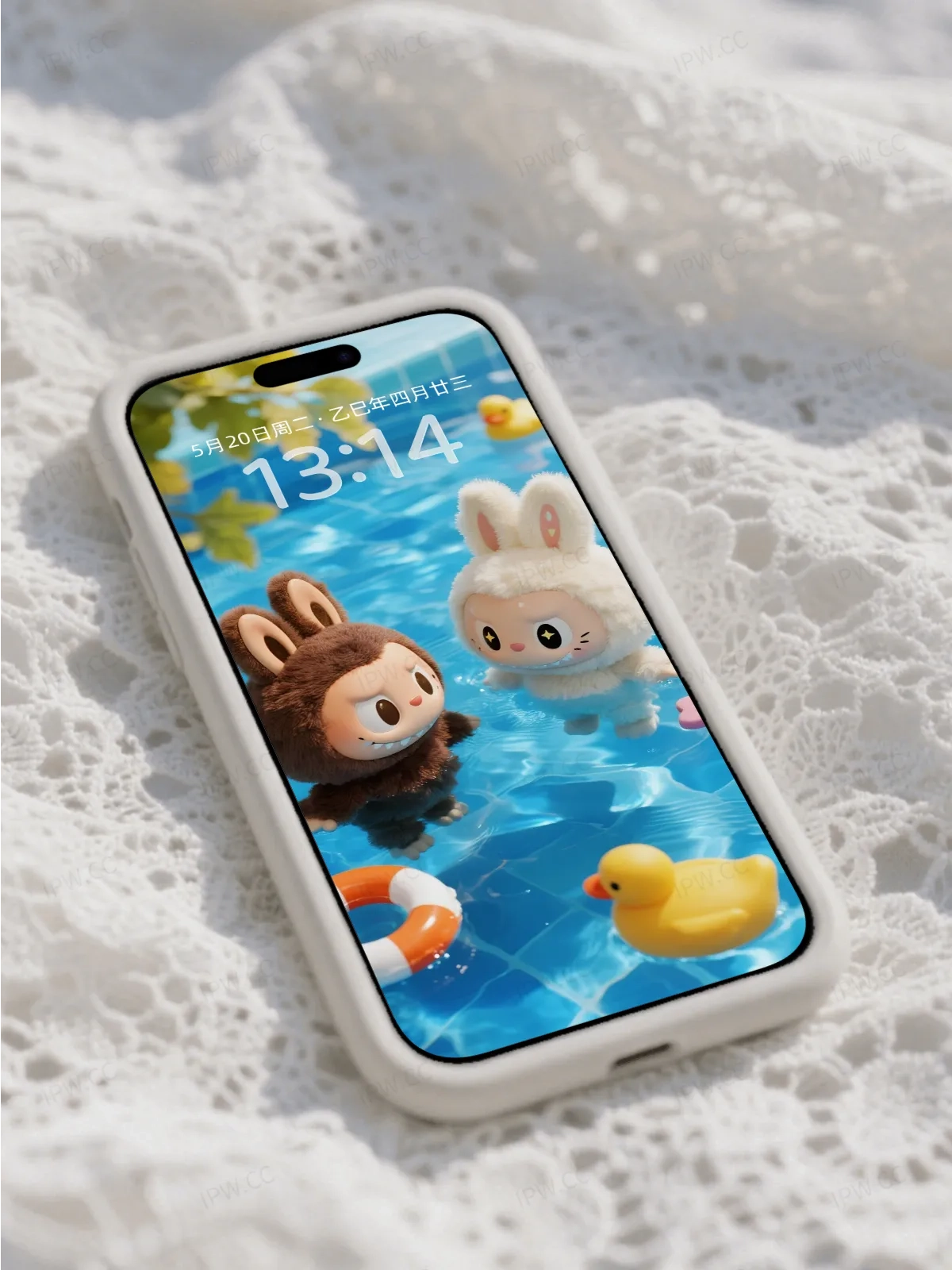 拉布布游泳池手机高清静态壁纸#20250728172136 6ab6fea8f5ea8b7