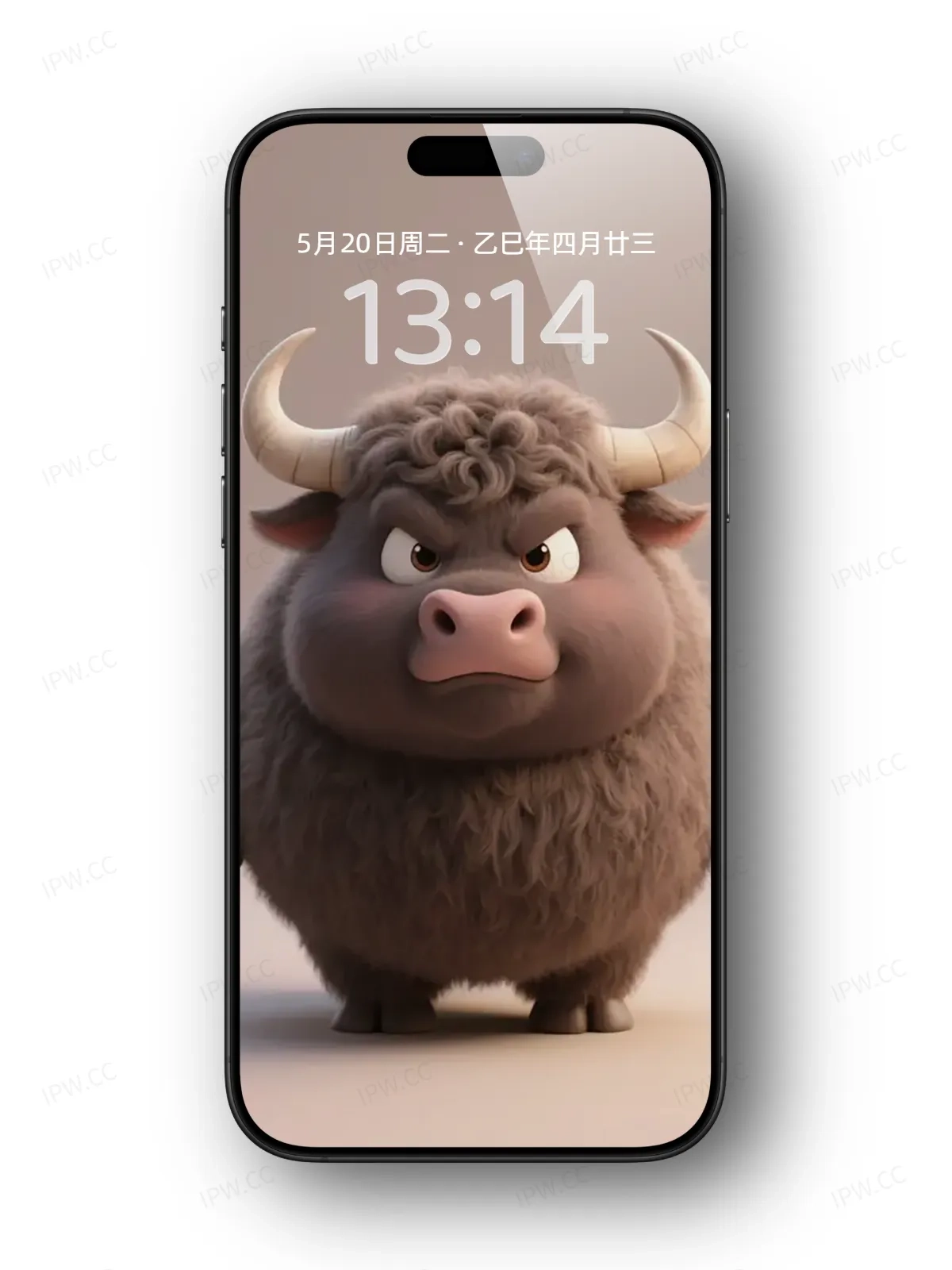 生气的牛牛手机高清静态壁纸#20250730141249 6c2985d39bbf85a