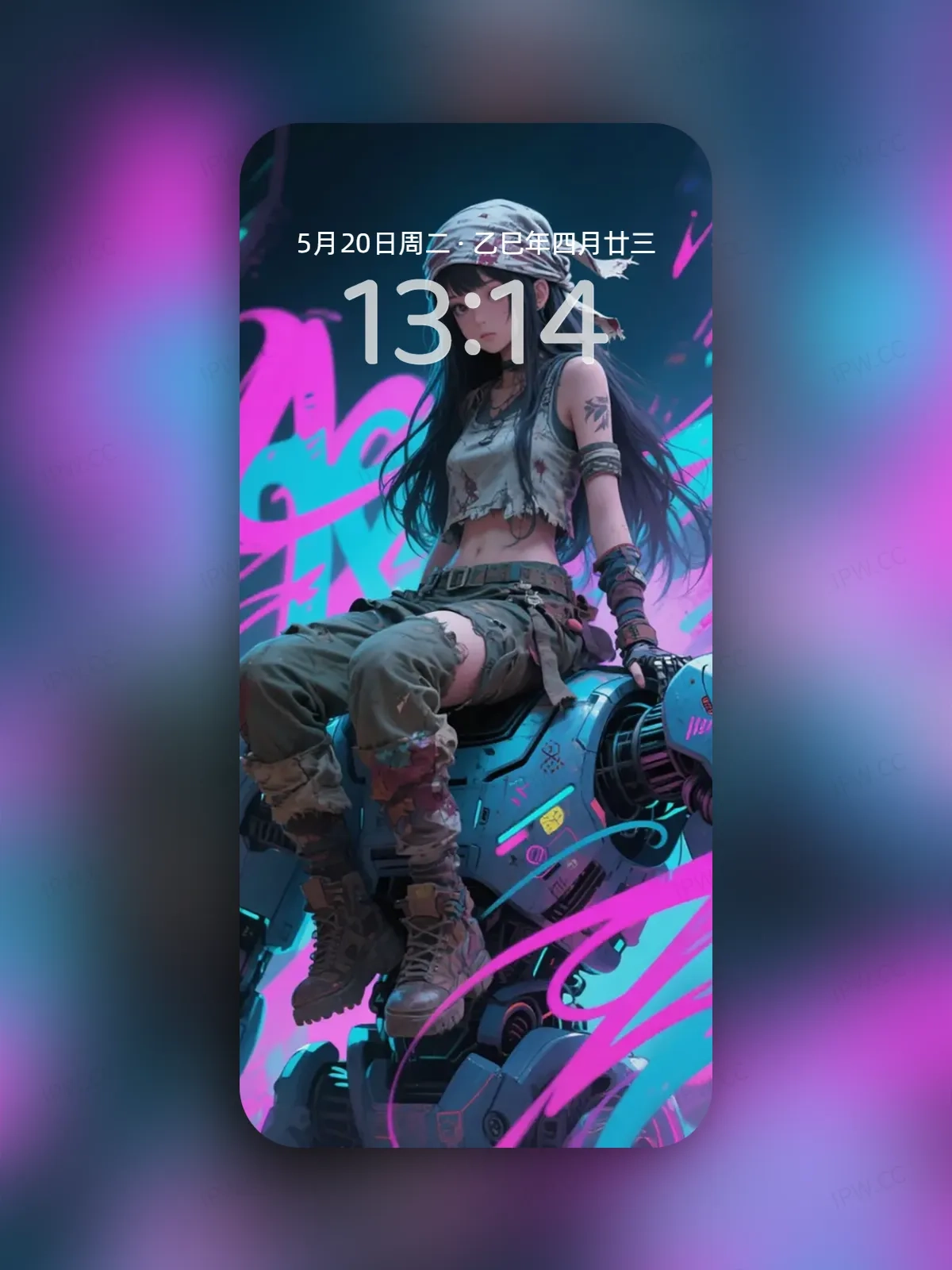 机械女孩手机高清静态壁纸#20250730141055 6e5a613647c029d