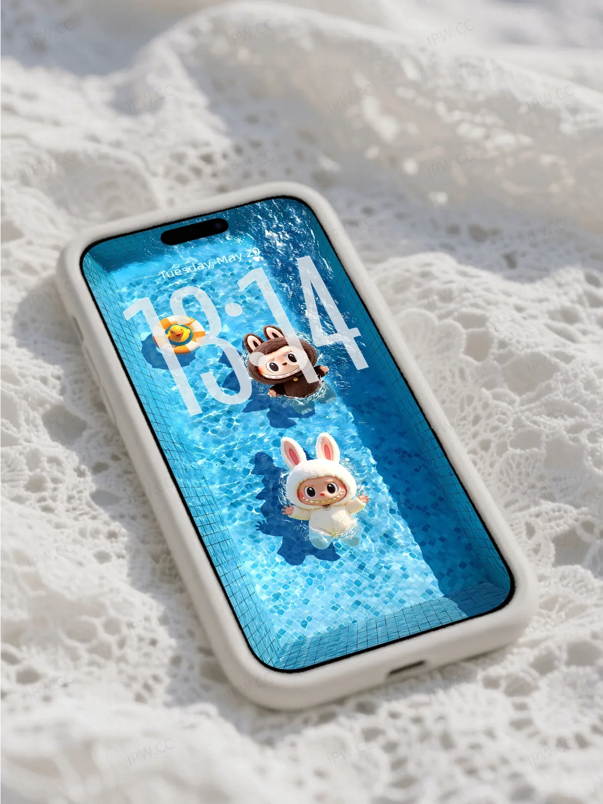 拉布布泳池手机高清动态静态壁纸#20250725121940 6f89dc16aa0b8b3