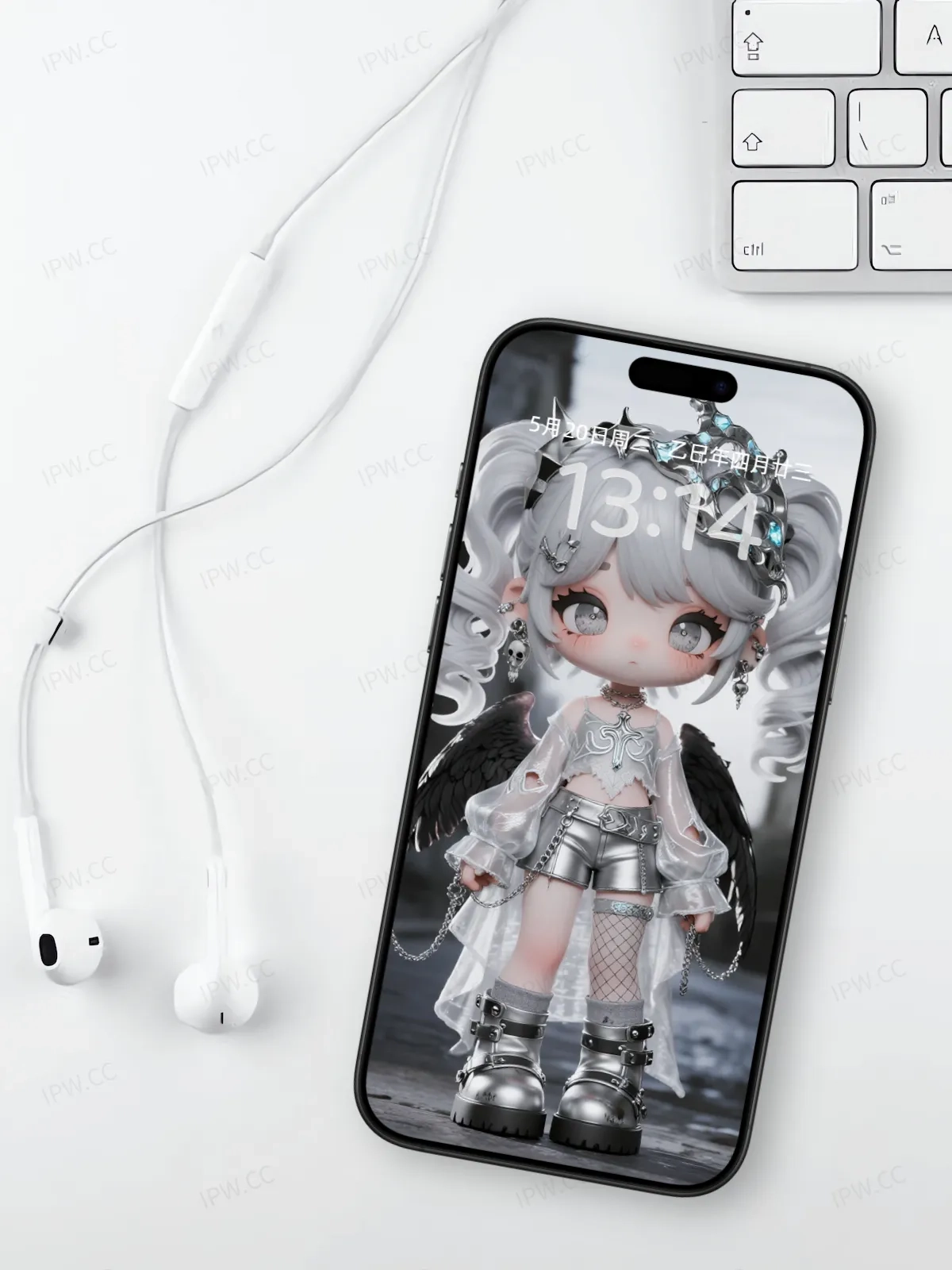 哥特小天使手机高清静态壁纸#20250728162754 735a877eae90bea