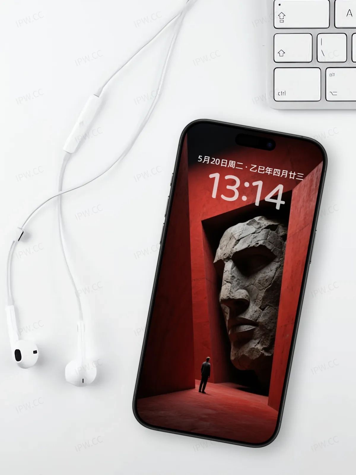 雕塑人头像手机高清静态壁纸#20250728170248 73be007edaa5fdb