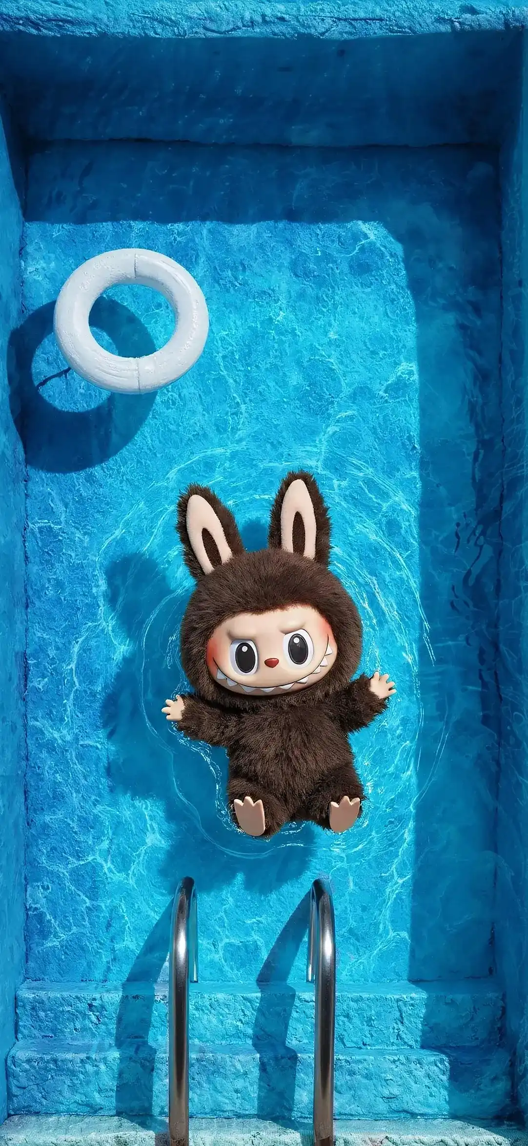 拉布布游泳池手机高清动态静态壁纸#20250725134353