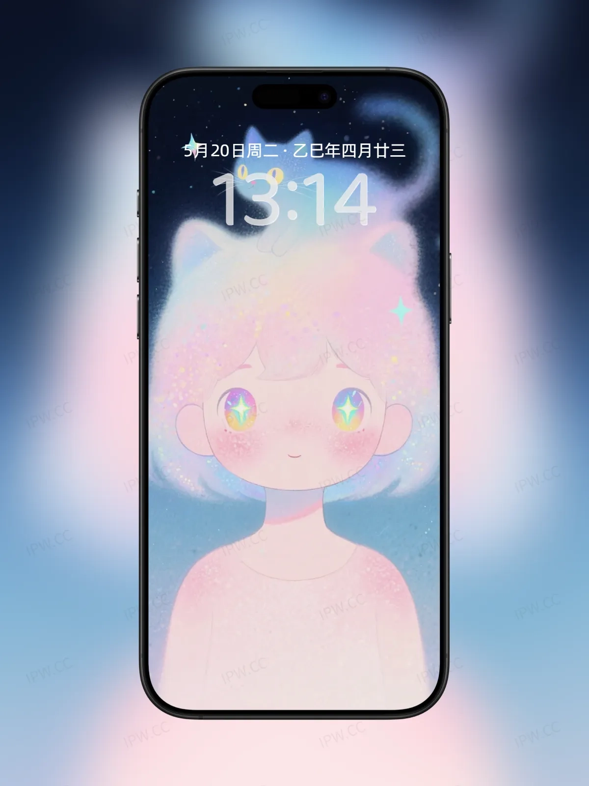 女孩与猫手机高清静态壁纸#20250728163344