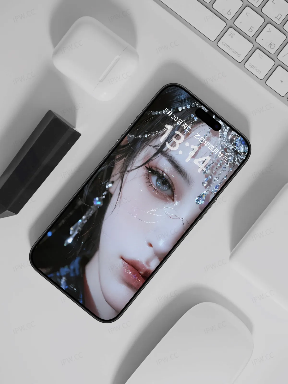 女人头像半张脸手机高清静态壁纸#20250728171132 855f42b56c424c5