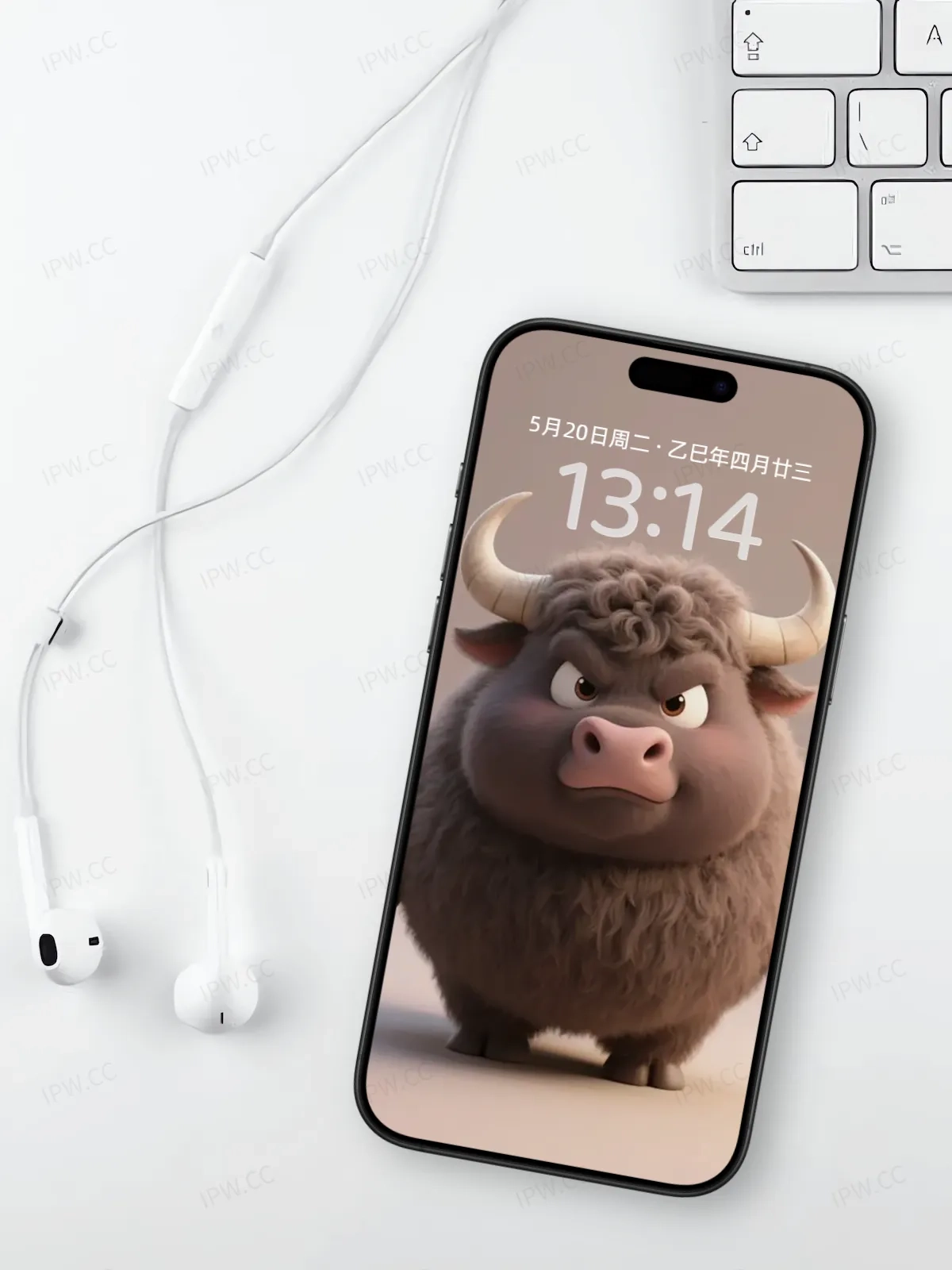 生气的牛牛手机高清静态壁纸#20250730141249 8af775886e9224c