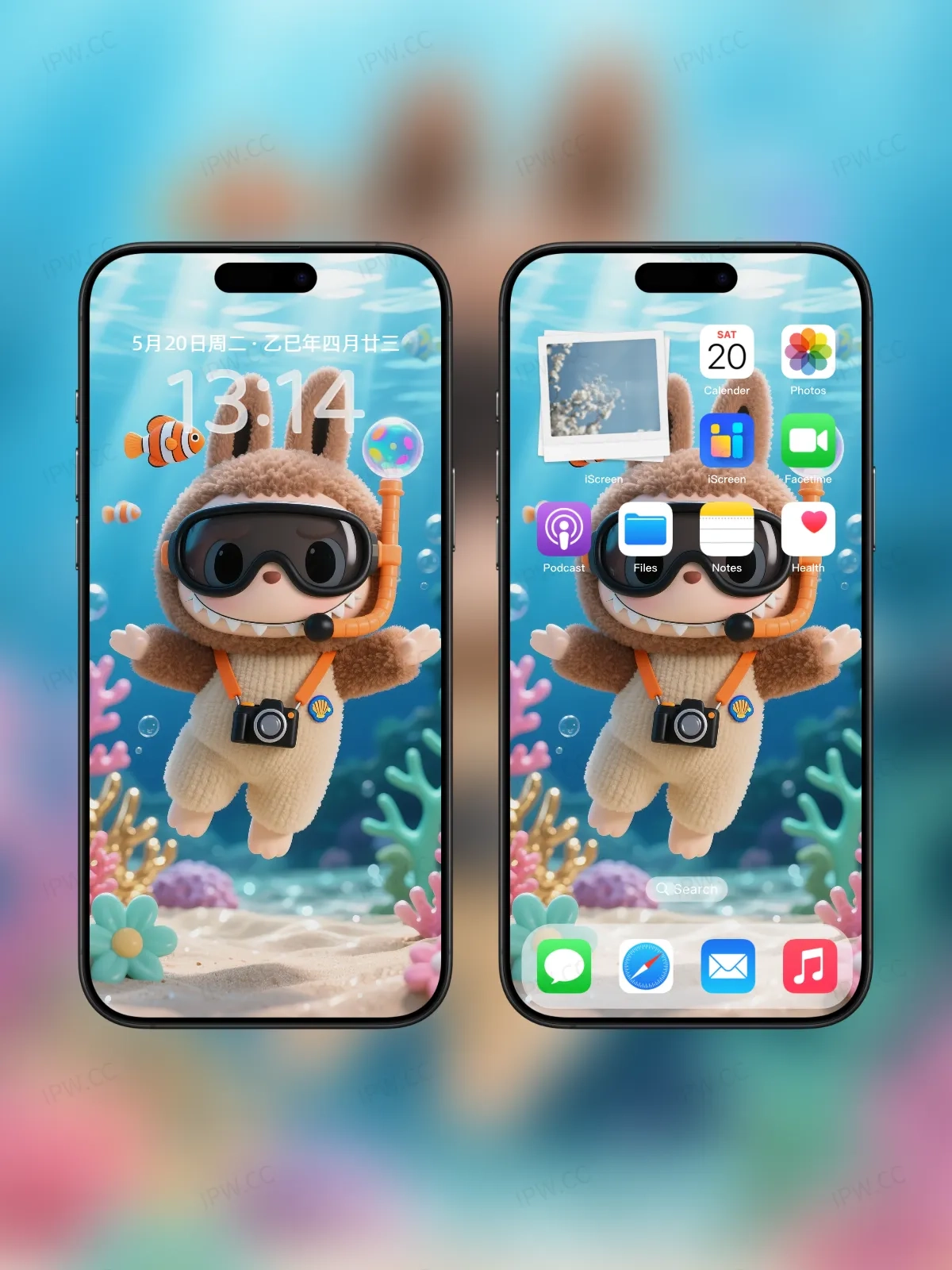 拉布布潜水手机高清静态壁纸#20250728172507 8c2ee3a055ecf9e