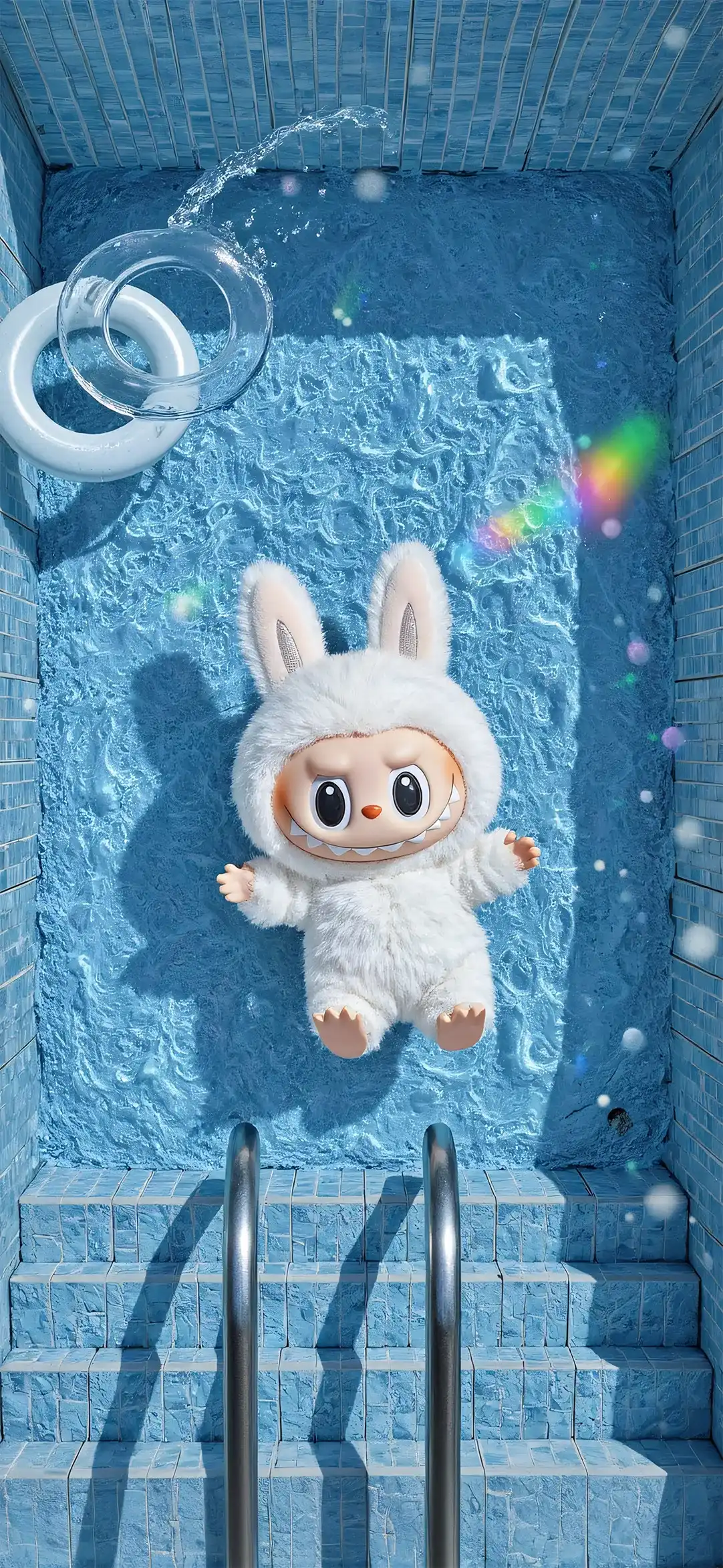 拉布布游泳池手机高清动态静态壁纸#20250725134227