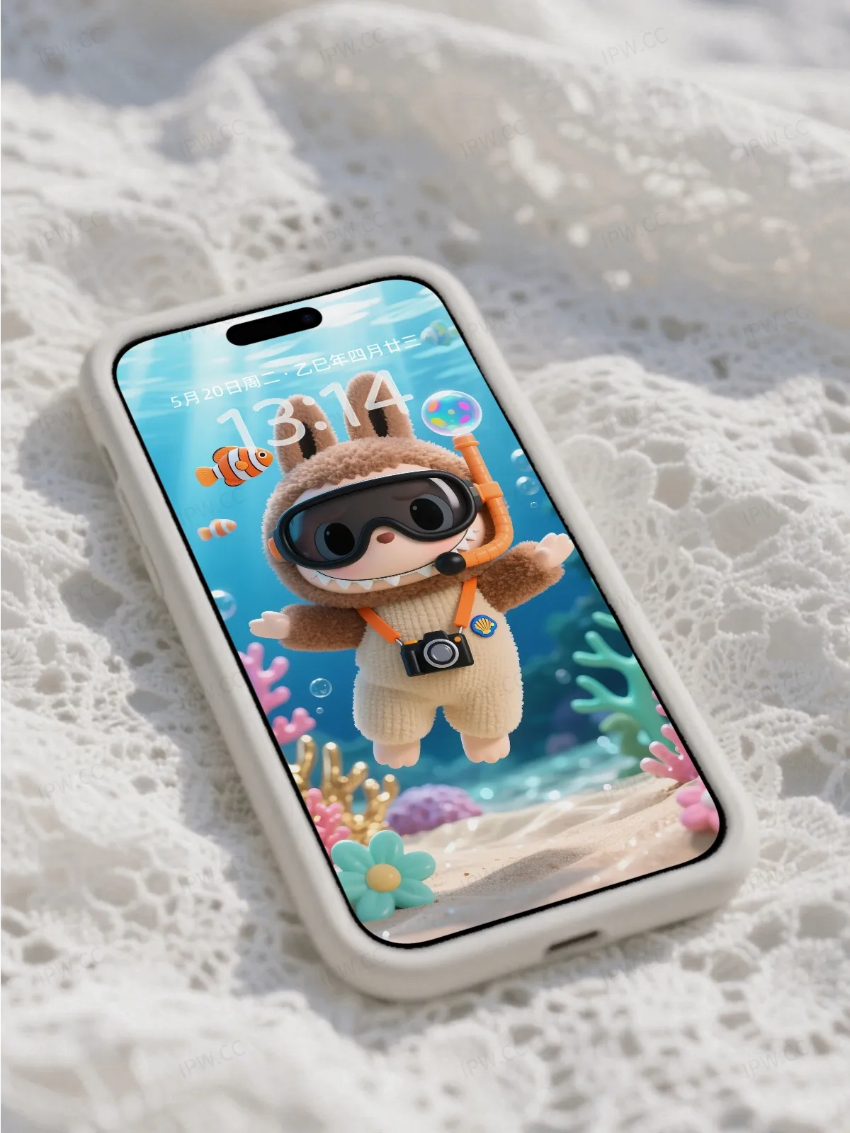 拉布布潜水手机高清静态壁纸#20250728172507 926d6e9dbe98d92