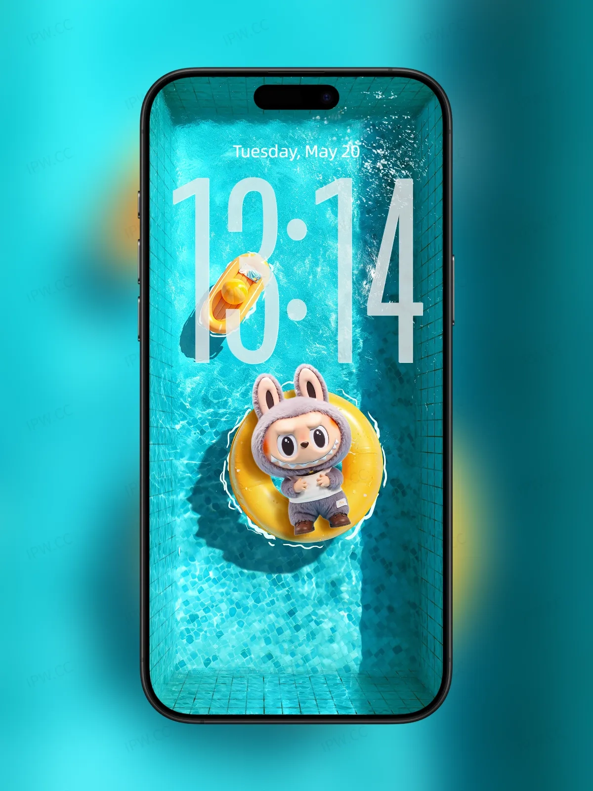 拉布布游泳池手机高清动态静态壁纸#20250725134305