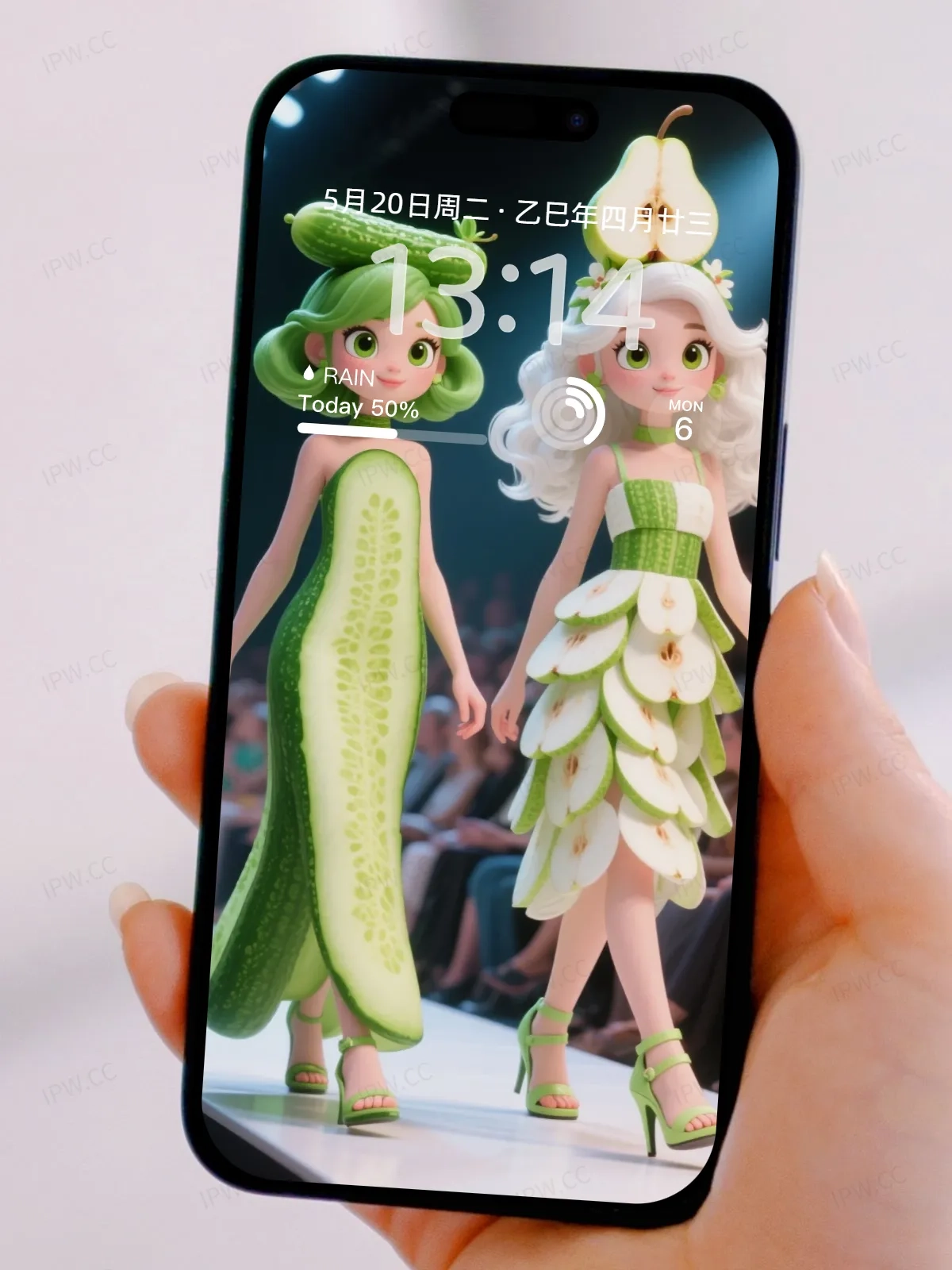 爱莎公主水果系列手机高清静态壁纸#20250728163929 95f17770dae2534