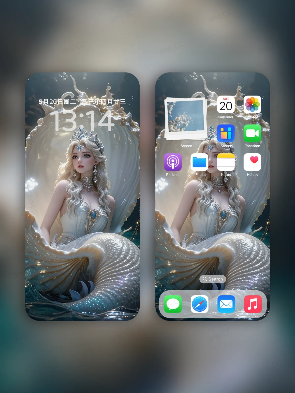 美人鱼手机高清静态壁纸#20250728170334 96cefe875f4e73d