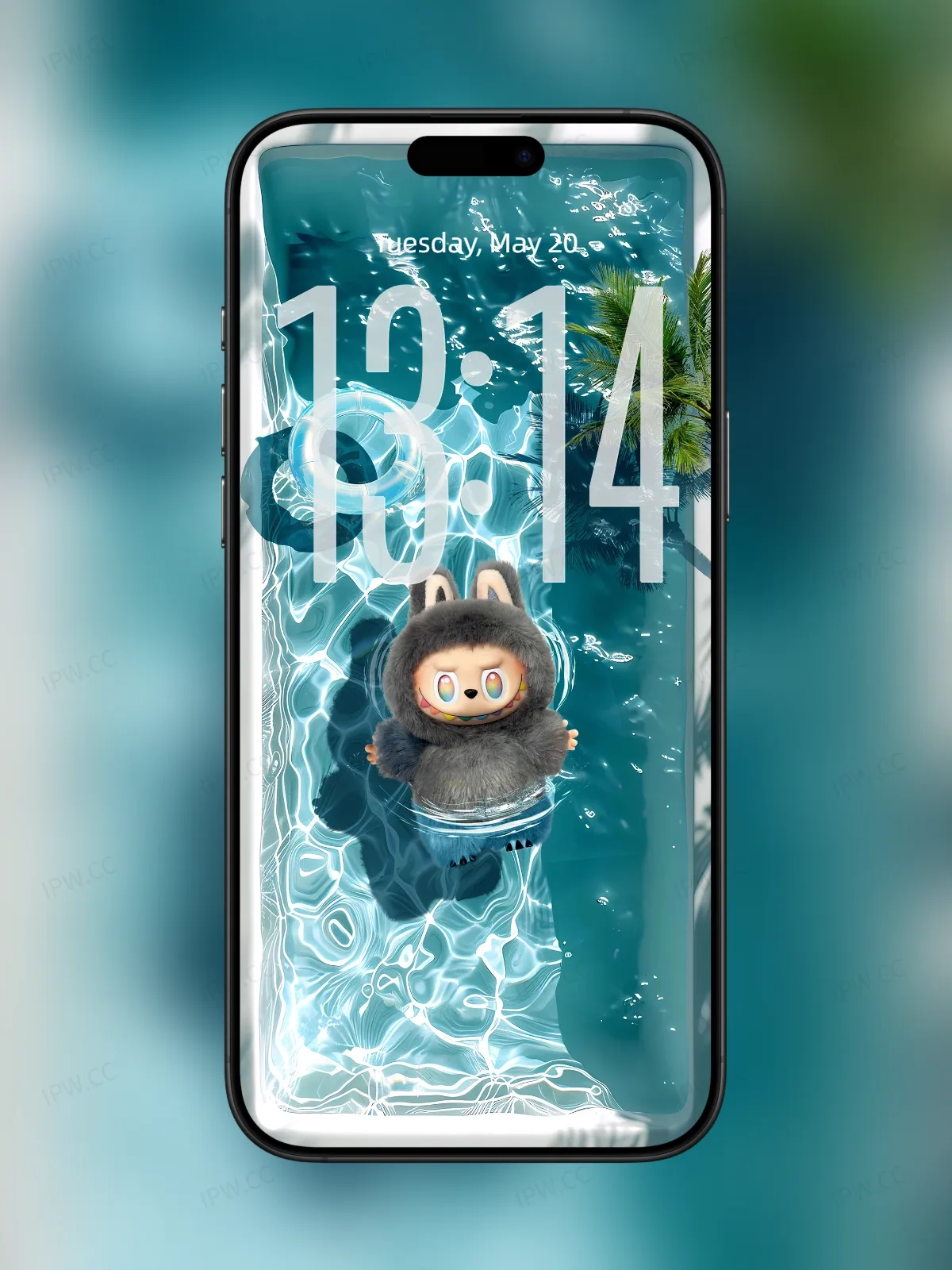 拉布布游泳池手机高清动态静态壁纸#20250725134248