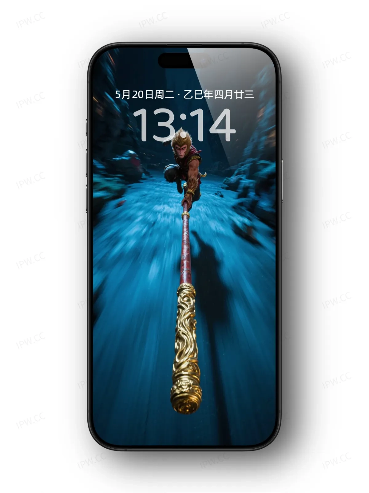 悟空金箍棒手机高清静态壁纸#20250730142509 9c7ee1160b3da2c