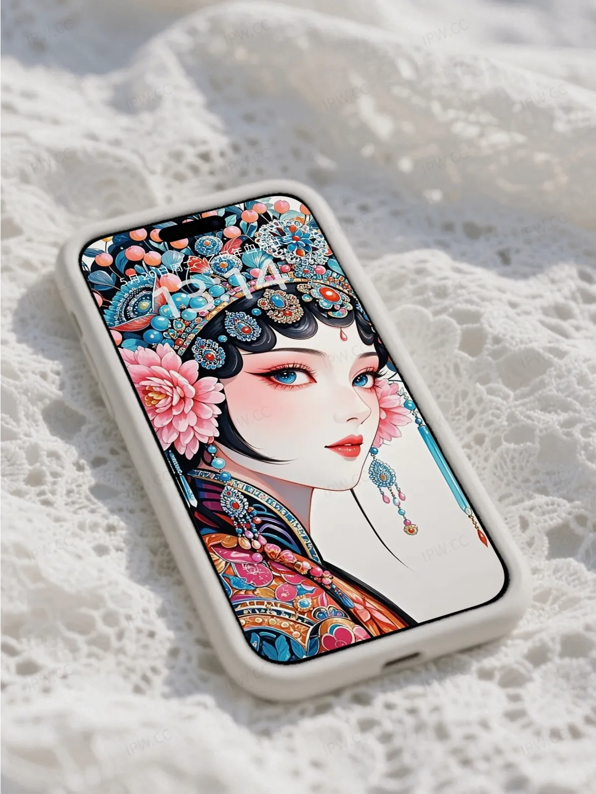 京剧女头像手机高清静态壁纸#20250730140917 9d230ec419af931