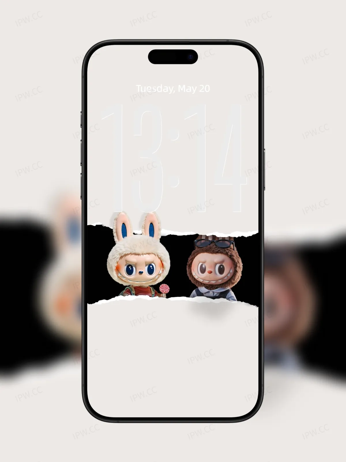 拉布布冲出屏幕手机高清动态静态壁纸