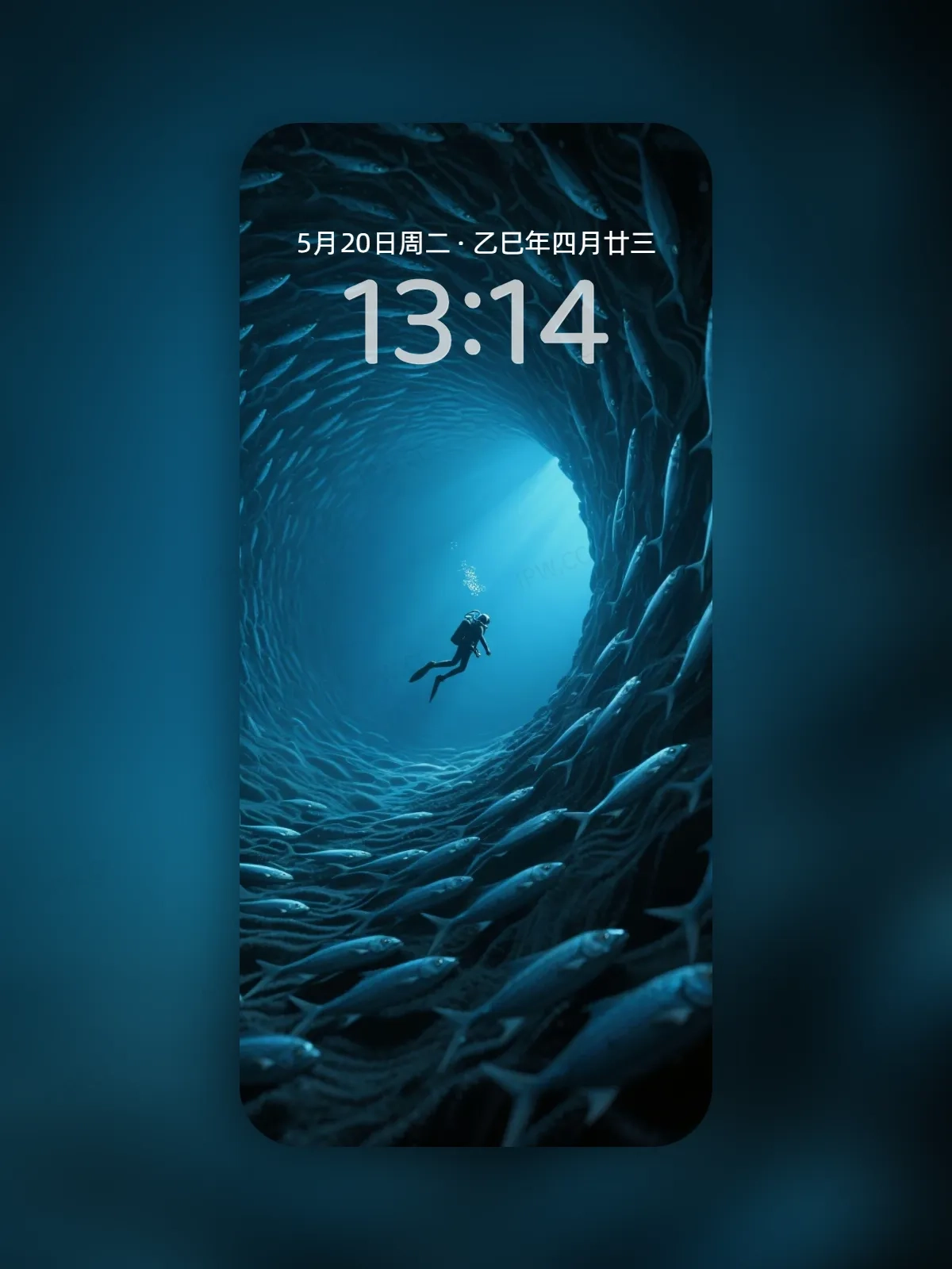 深海潜水手机高清静态壁纸#20250728173120 a537e0a5b555cd2