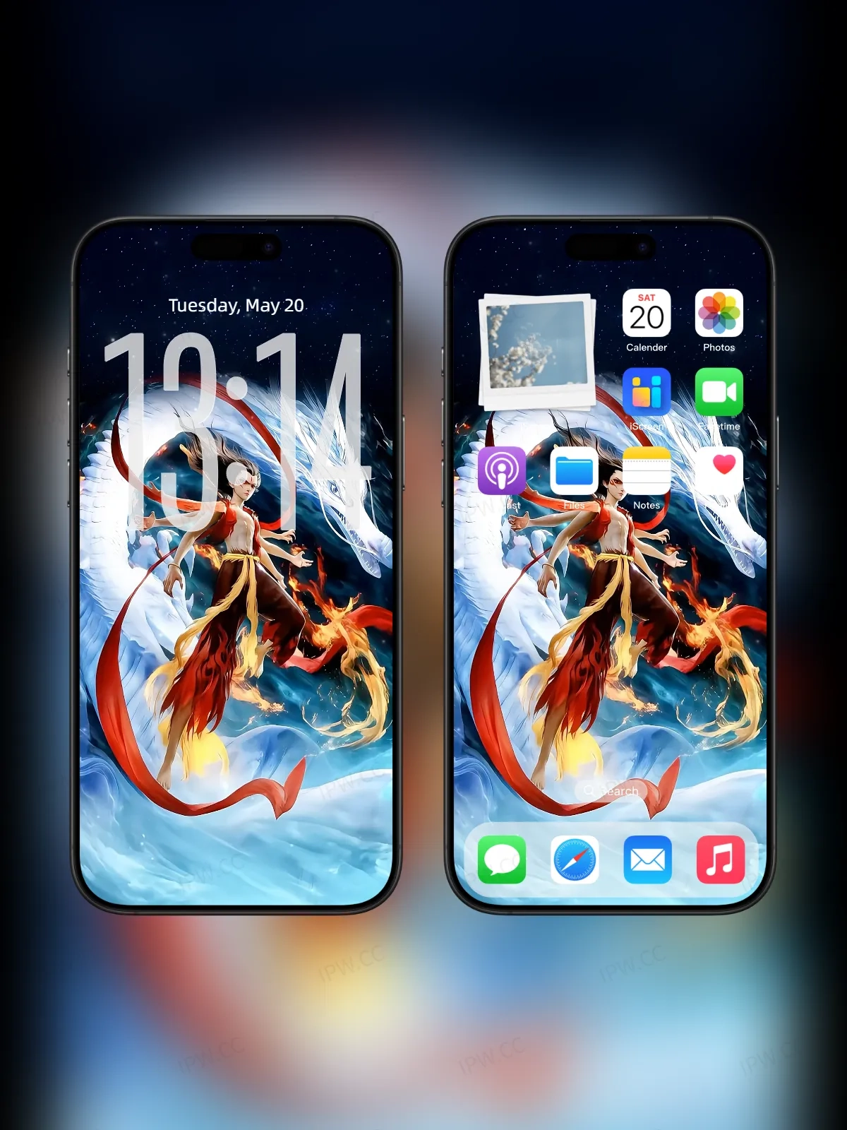 哪吒风格二壁纸高清苹果手机实况壁纸#20250724135553 a895cf422d5866f