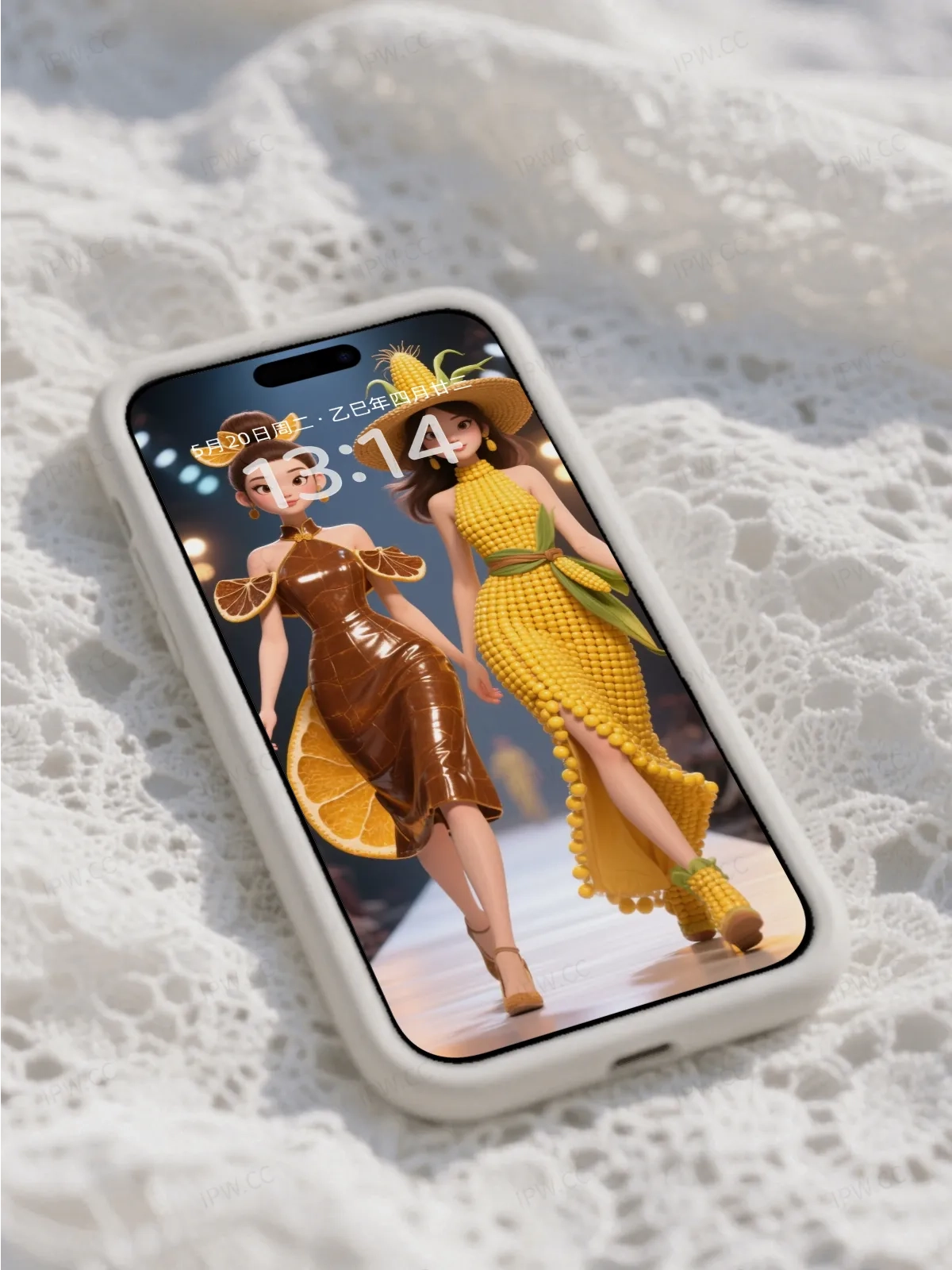 爱莎公主水果系列手机高清静态壁纸#20250728165829 abc0df63a49d37d