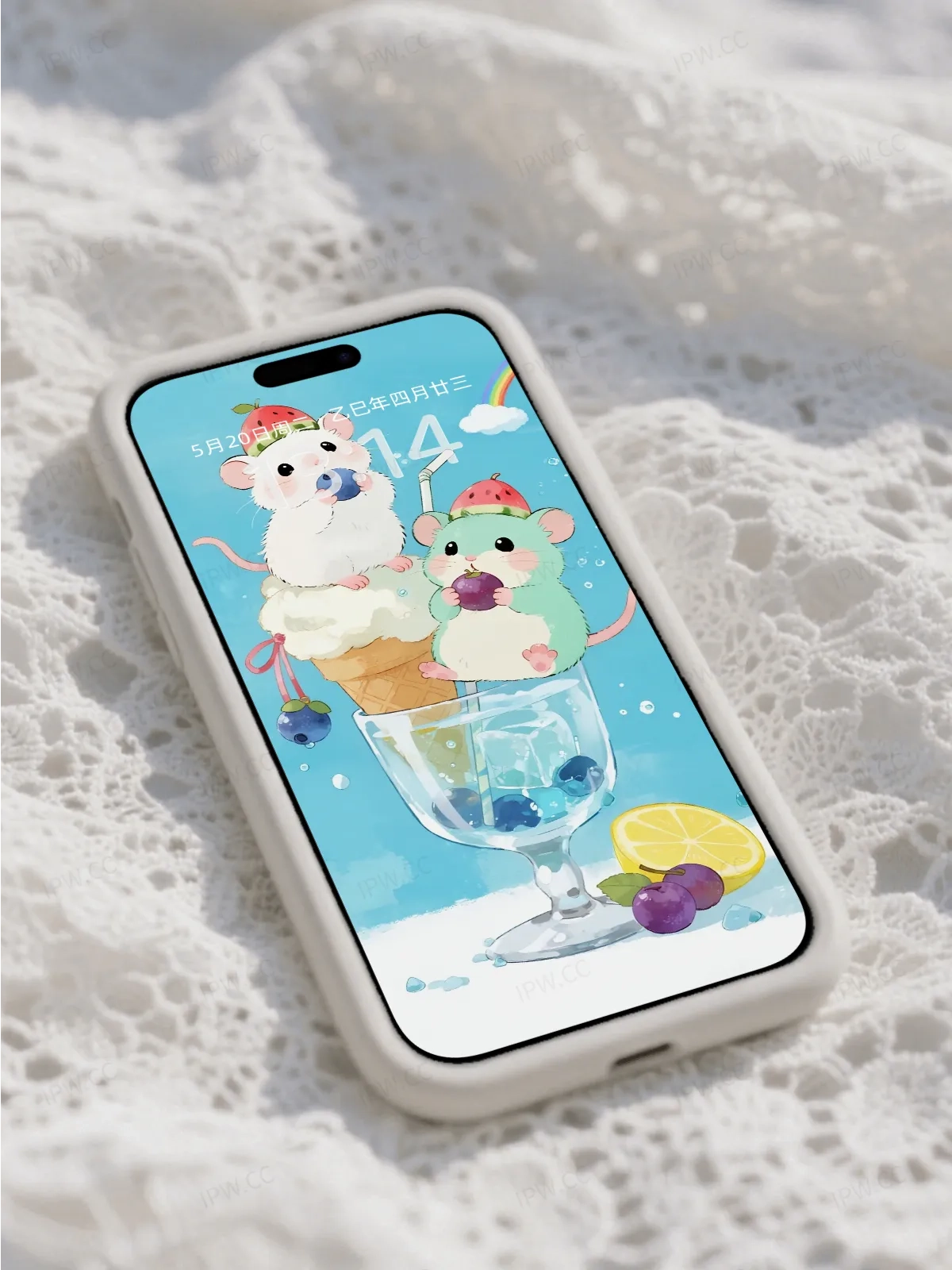 老鼠甜筒酒杯手机高清静态壁纸#20250728172008 ac79282b5b673be