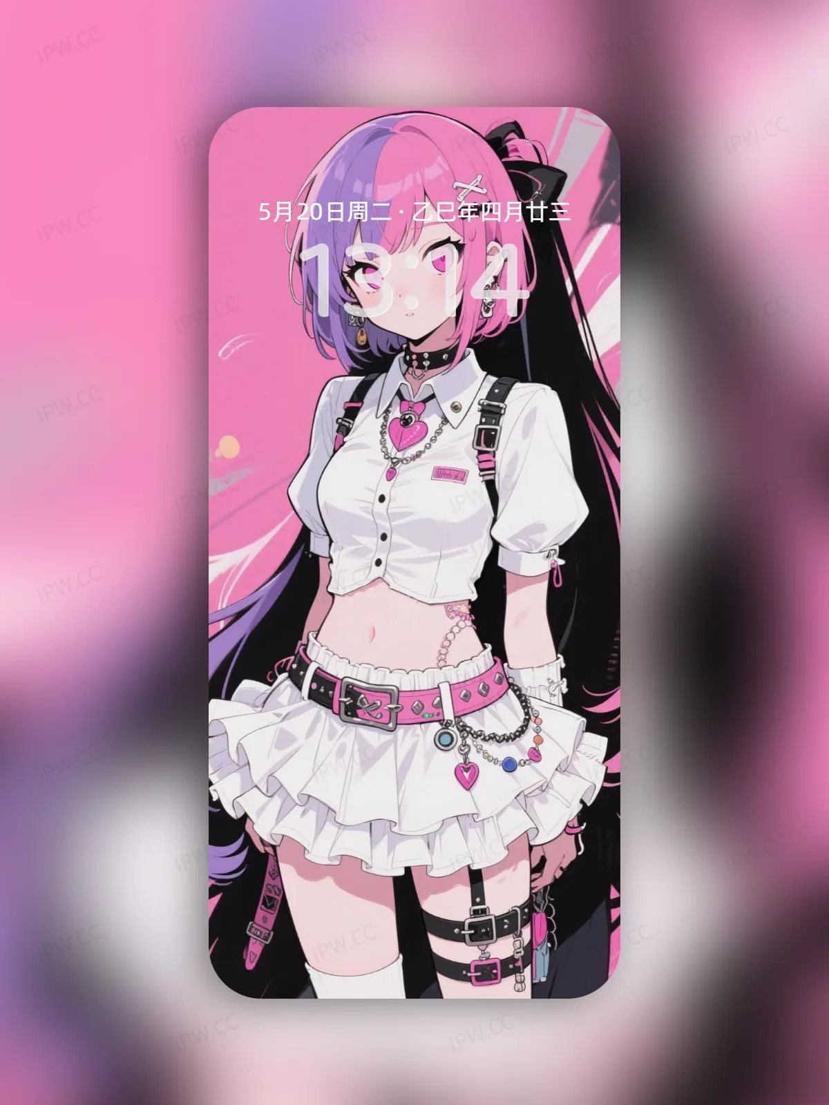 赛博朋克少女手机高清静态壁纸#20250728171920 aea793fb499956d