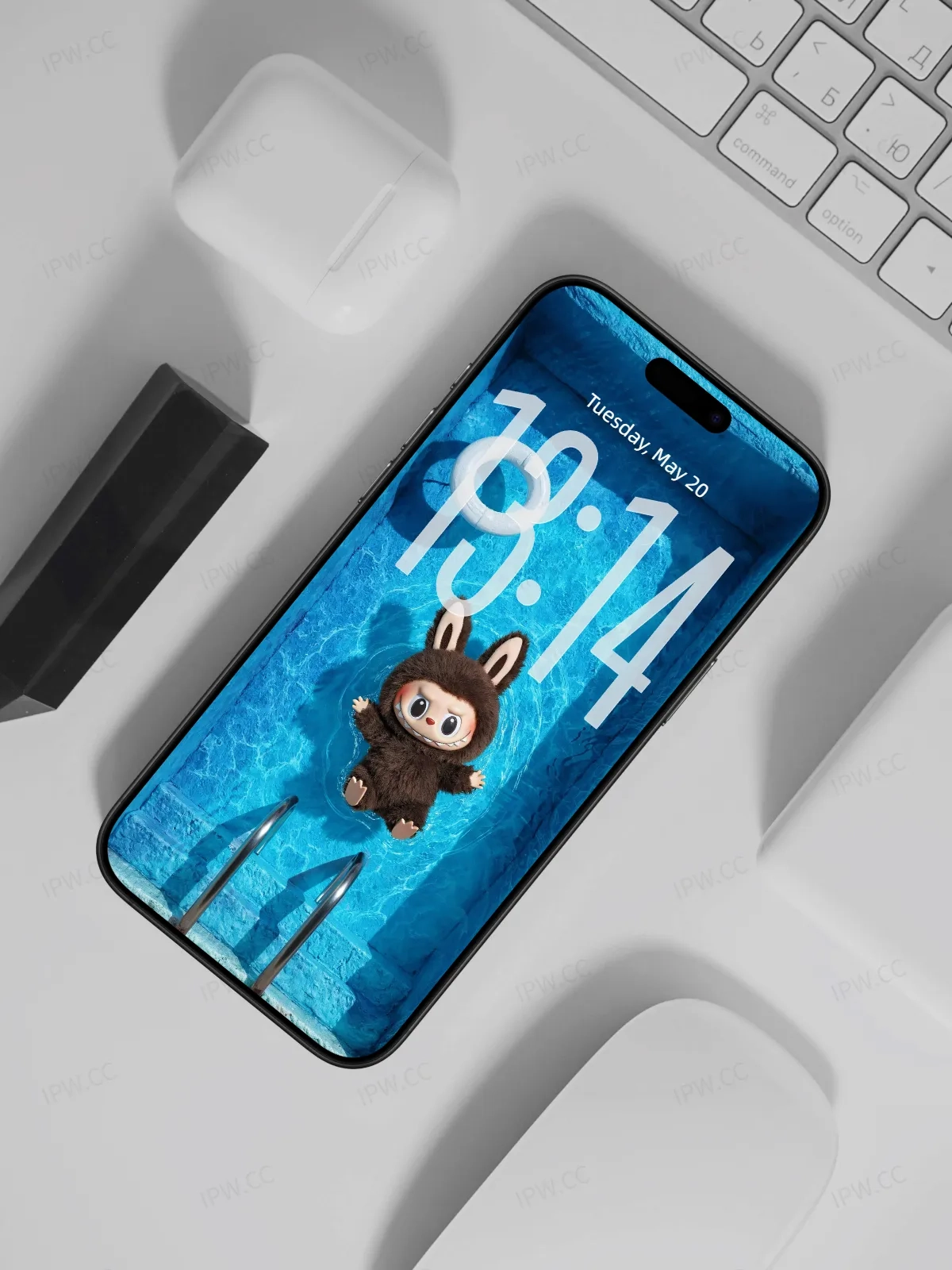 拉布布游泳池手机高清动态静态壁纸#20250725134353 b117548027575f0