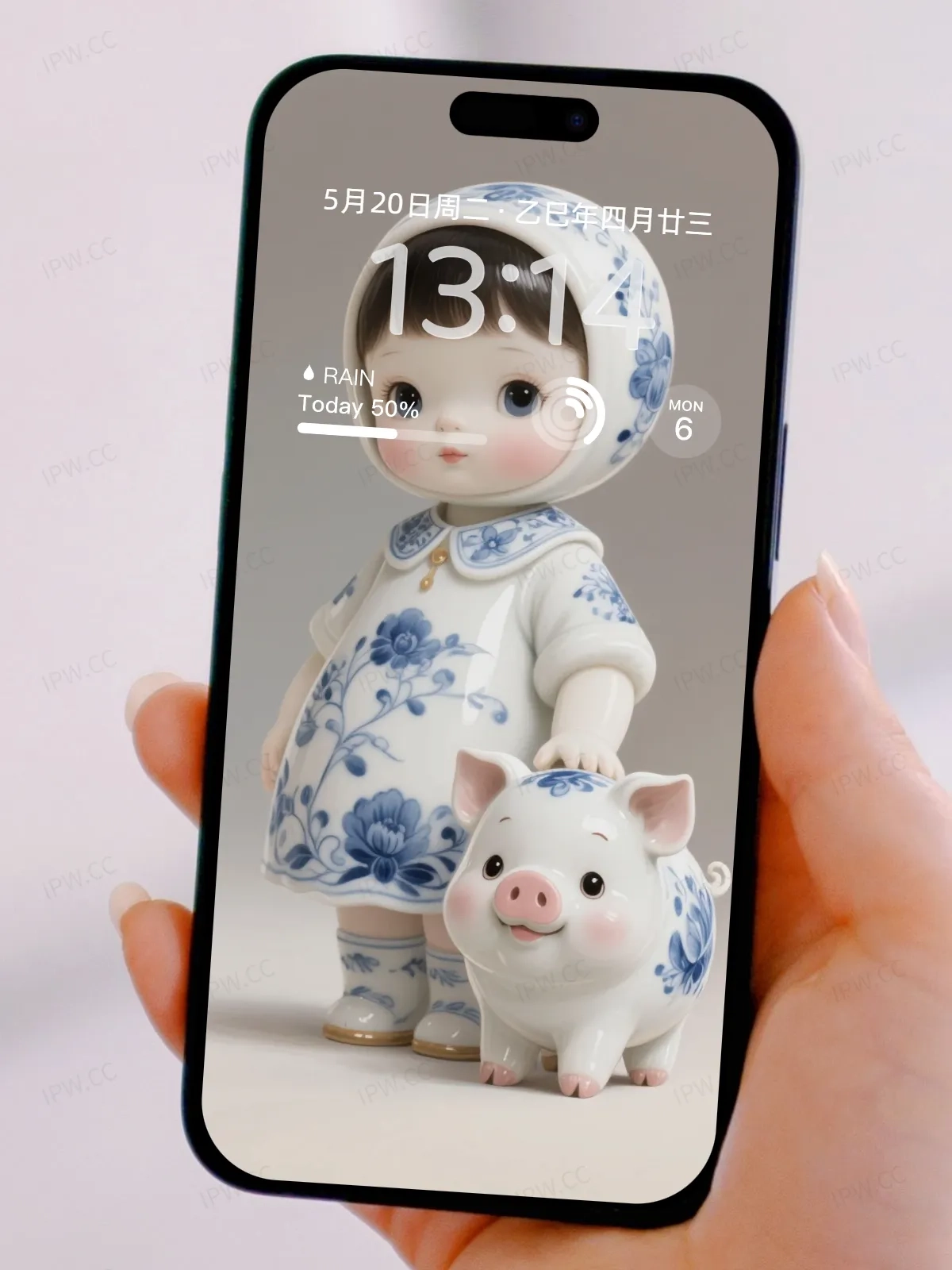 陶瓷娃娃和小猪手机高清静态壁纸#20250728172800 b28b4ca78e67e6c