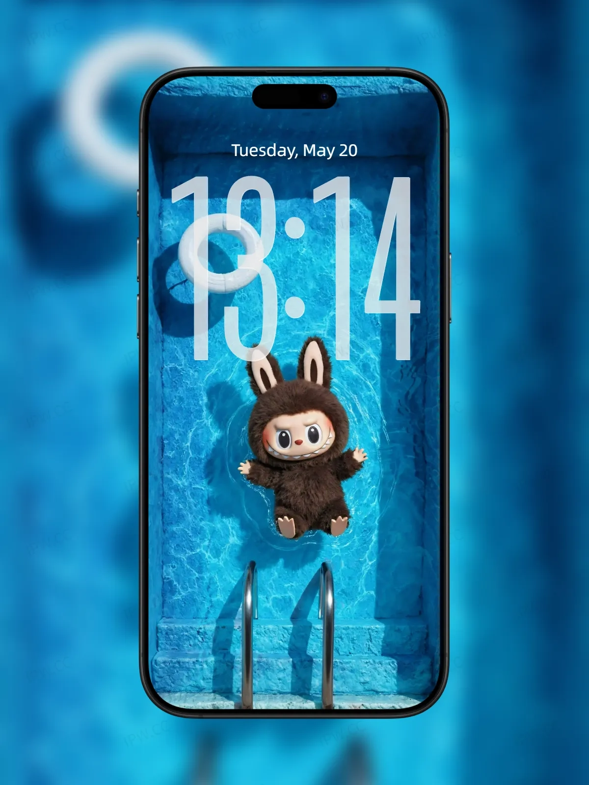 拉布布游泳池手机高清动态静态实况壁纸#20250725151841