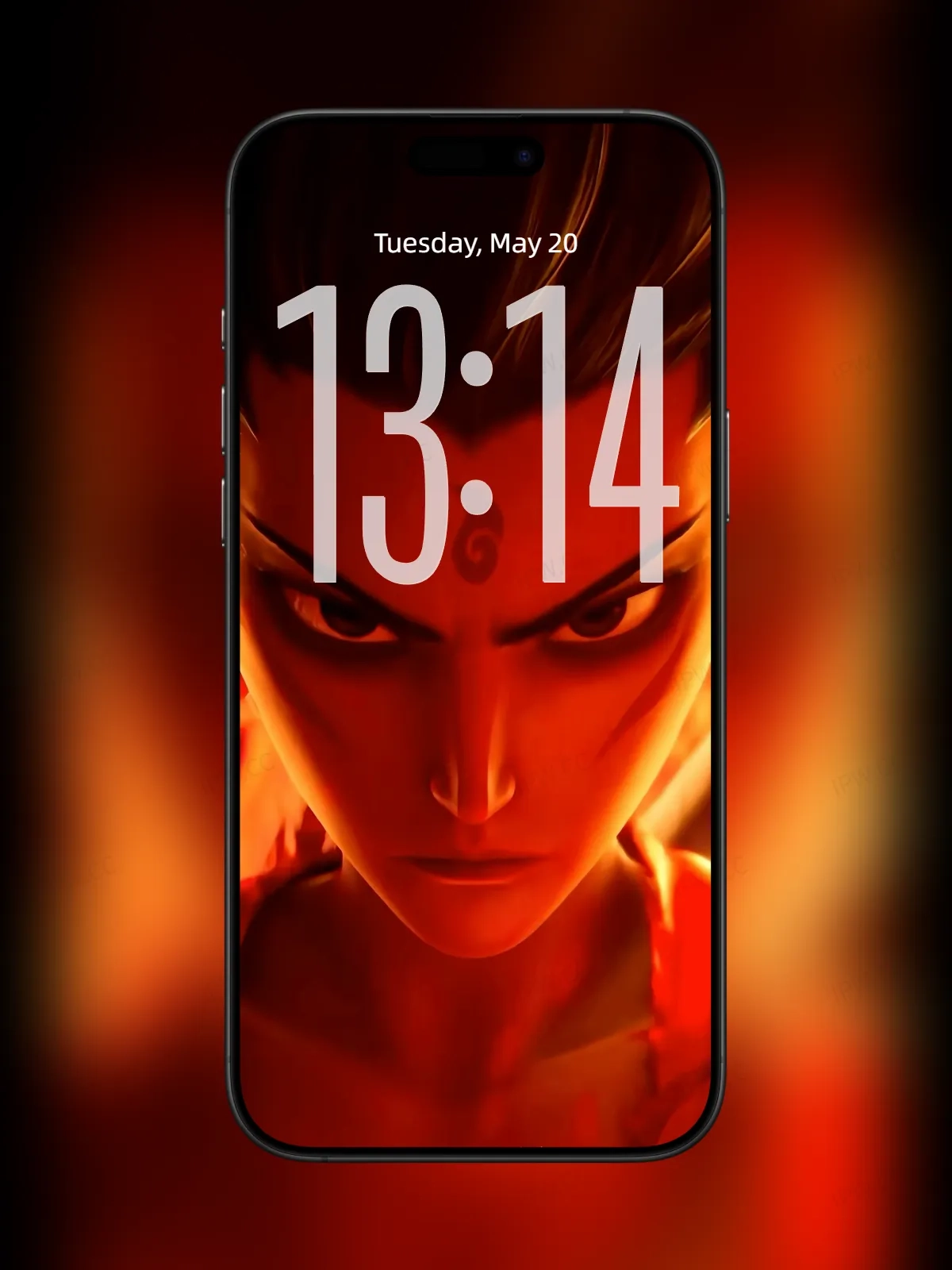 哪吒变身拉近脸壁纸高清苹果手机实况壁纸