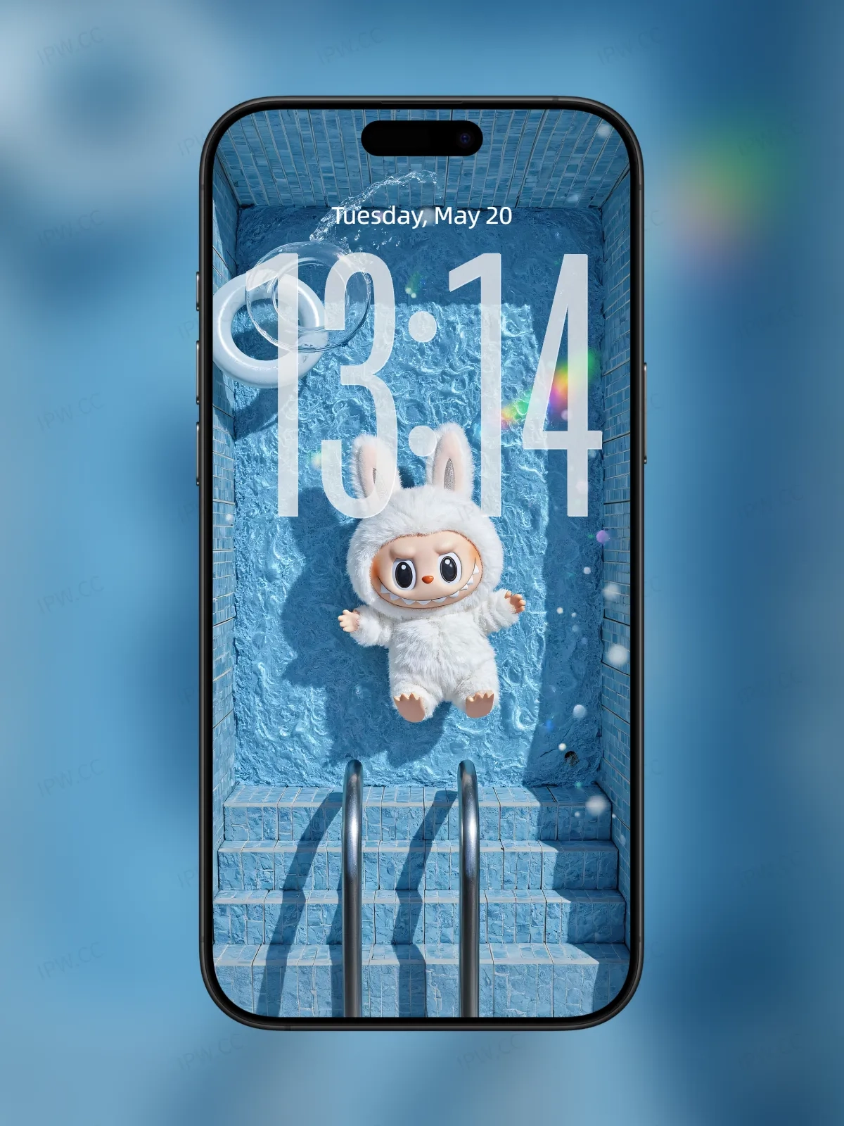 拉布布游泳池手机高清动态静态壁纸#20250725134227