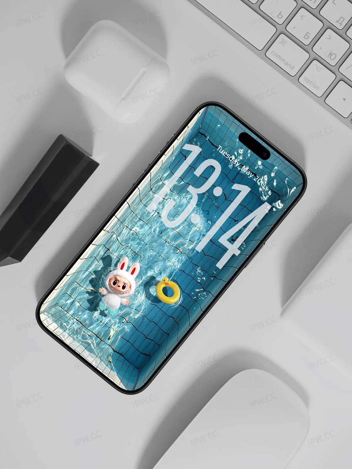 拉布布游泳池手机高清动态静态壁纸#20250725134237 b87362812fa3d25