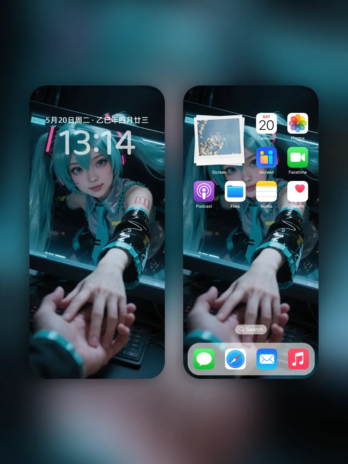 牵手屏幕中女孩手机高清静态壁纸#20250730141730 b9b1c1b32ff322a