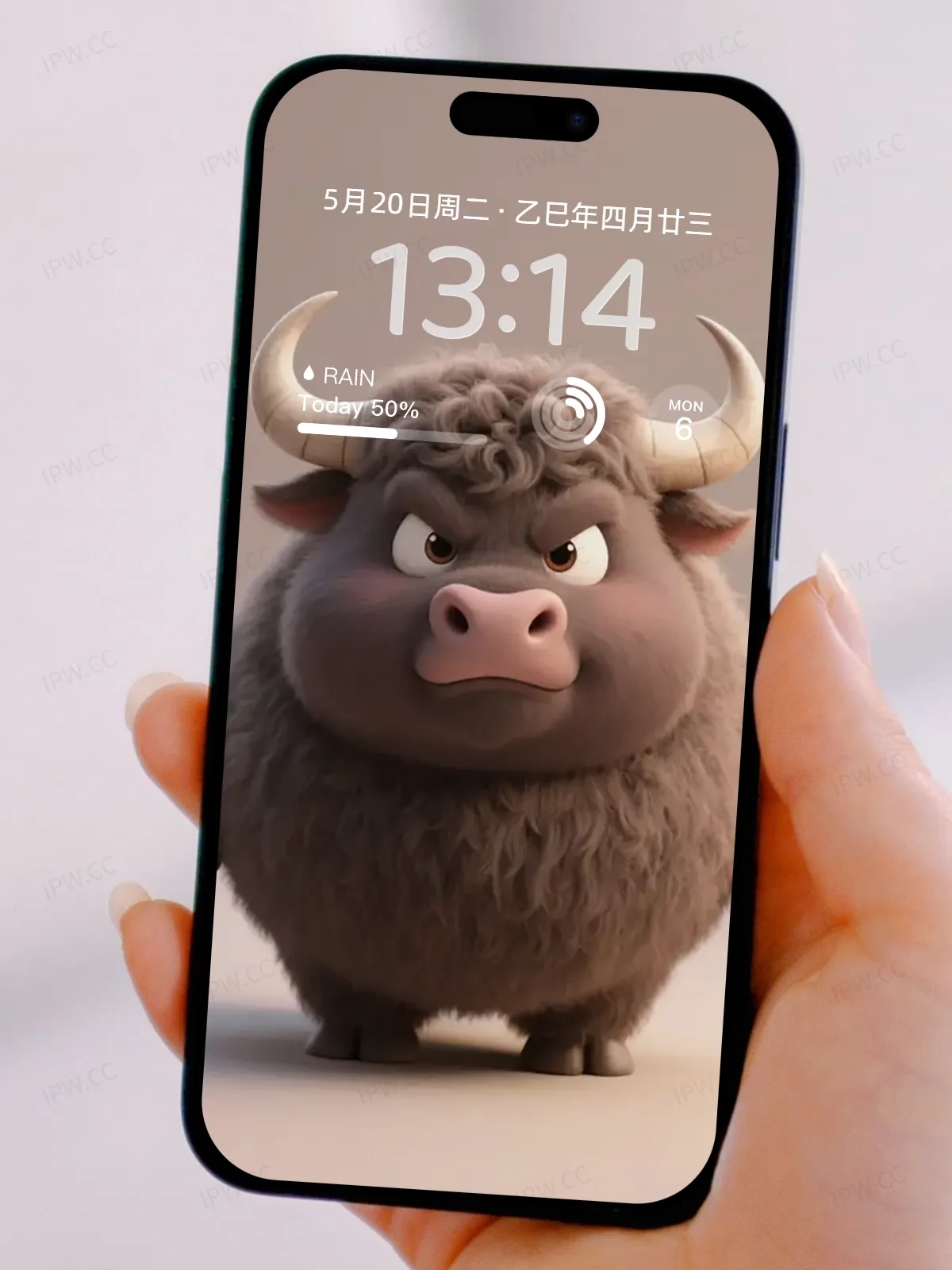 生气的牛牛手机高清静态壁纸#20250730141249 babda14f4635e28