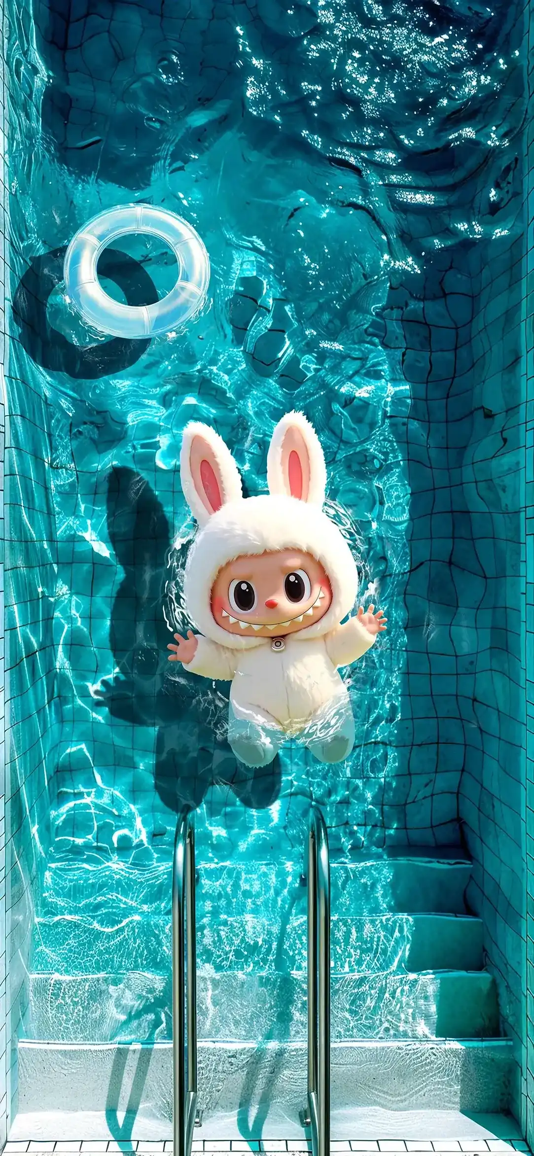 拉布布游泳池手机高清动态静态壁纸#20250725134422