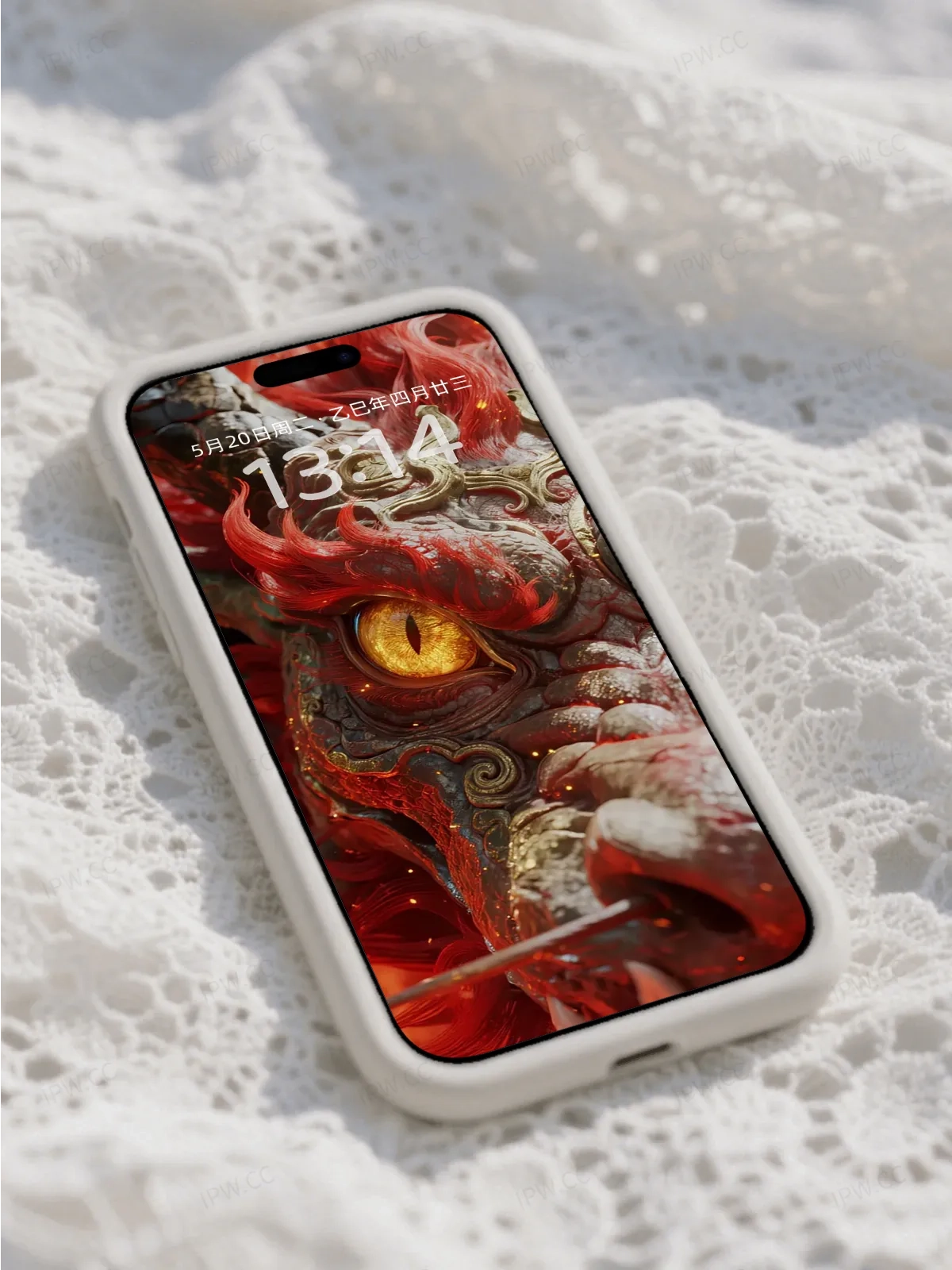 红色中国龙手机高清静态壁纸#20250730141903 c5528534cf25cb7