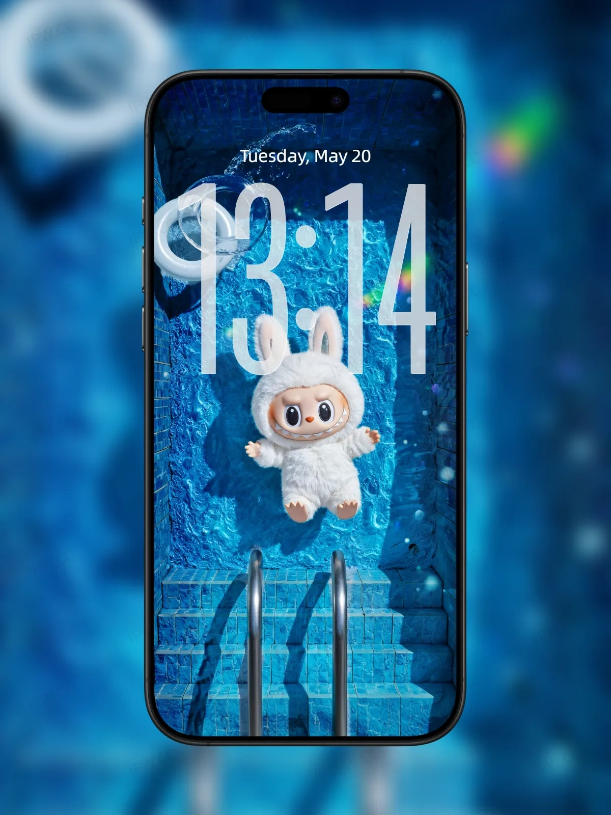 拉布布游泳池手机高清动态静态壁纸#20250725133403