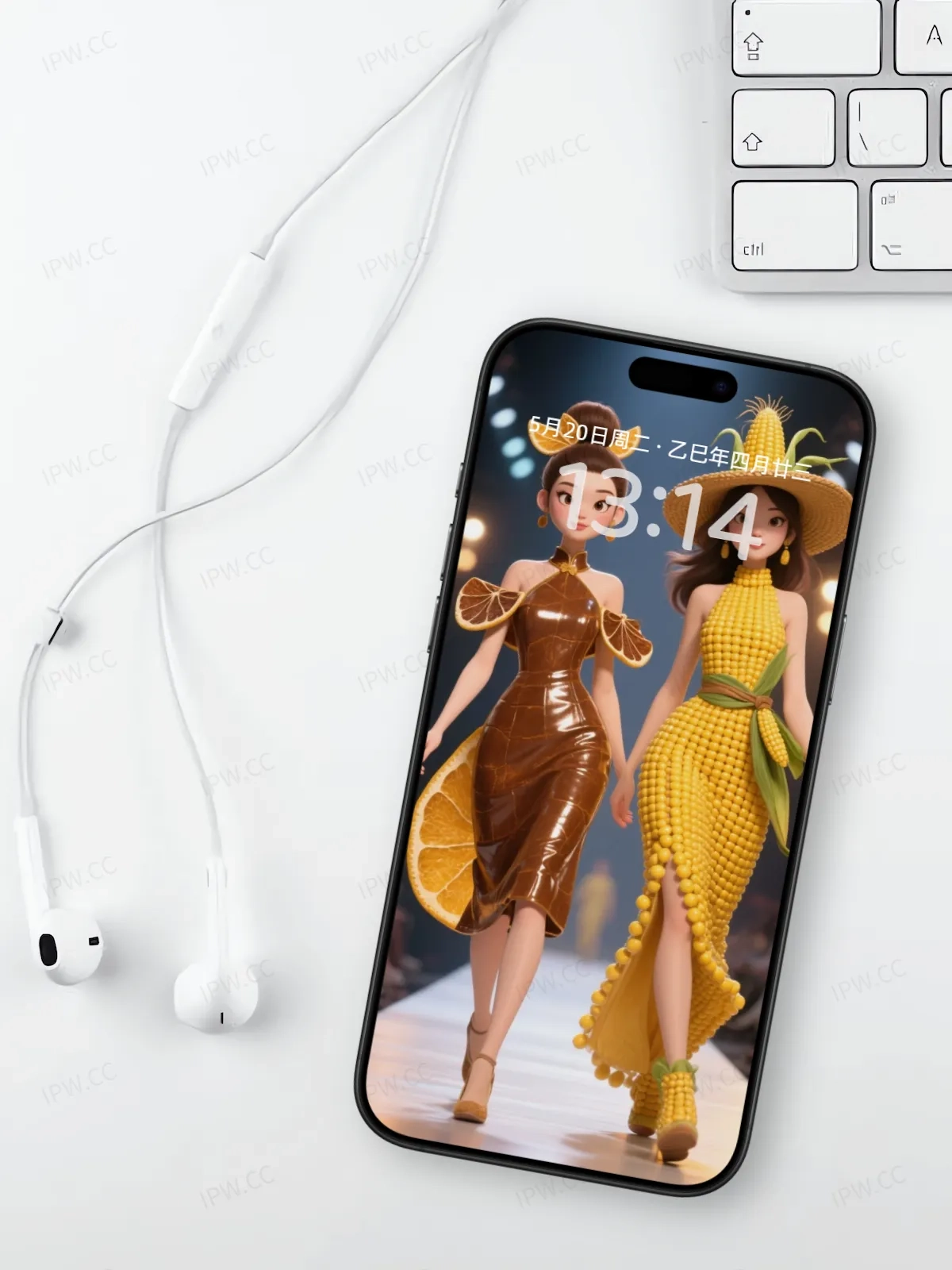 爱莎公主水果系列手机高清静态壁纸#20250728165829 c70a493c5a49bb2