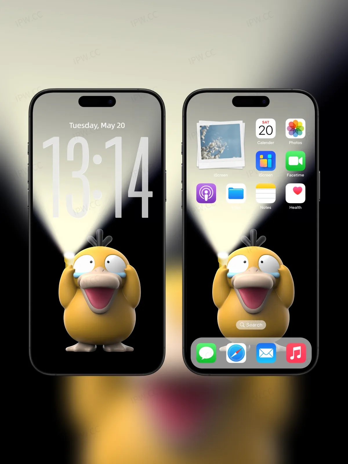 可达鸭开灯壁纸高清苹果手机实况壁纸#20250723220912 c7da93768757265